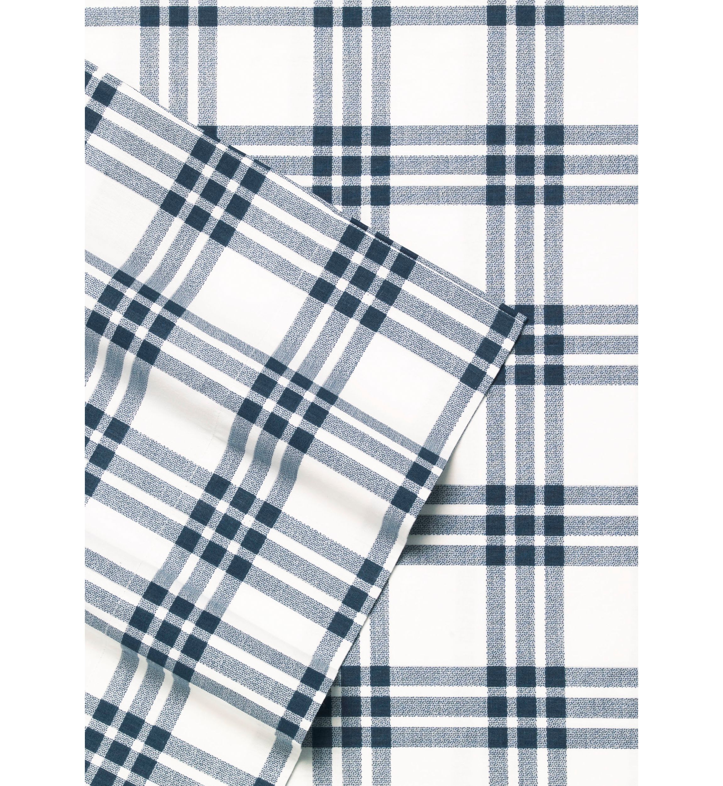Basic Plaid Cotton Sheet Set