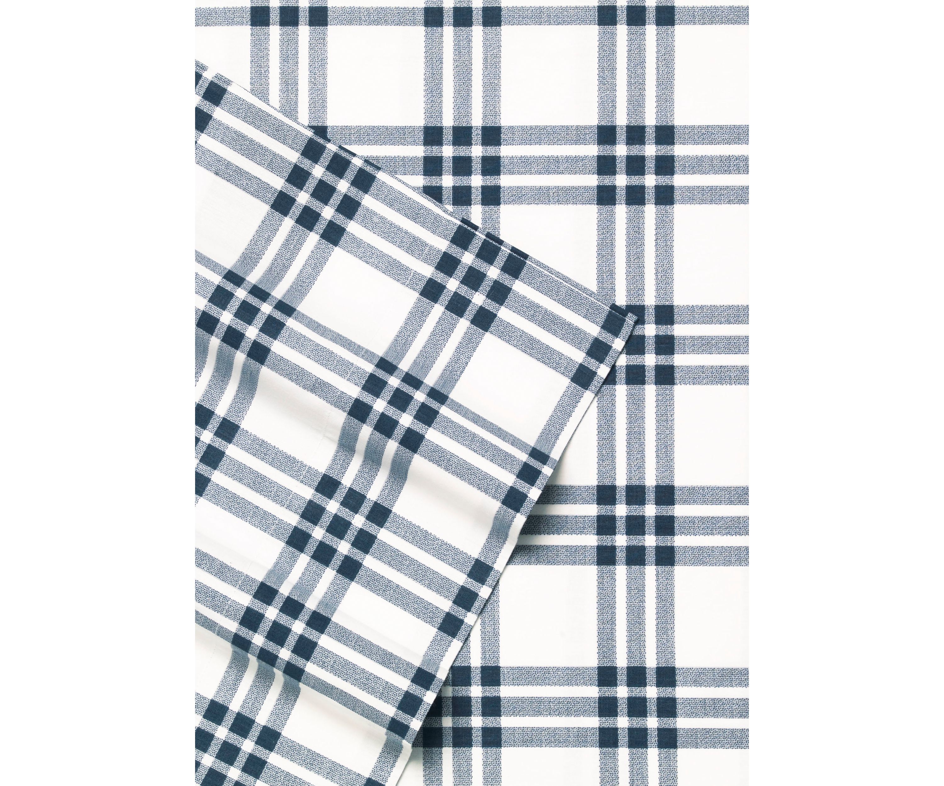 Basic Plaid Cotton Sheet Set