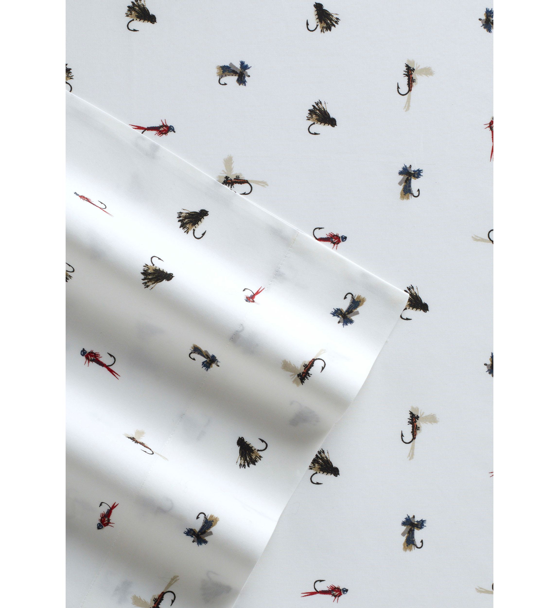 Fishing Flies Cotton Sheet Set