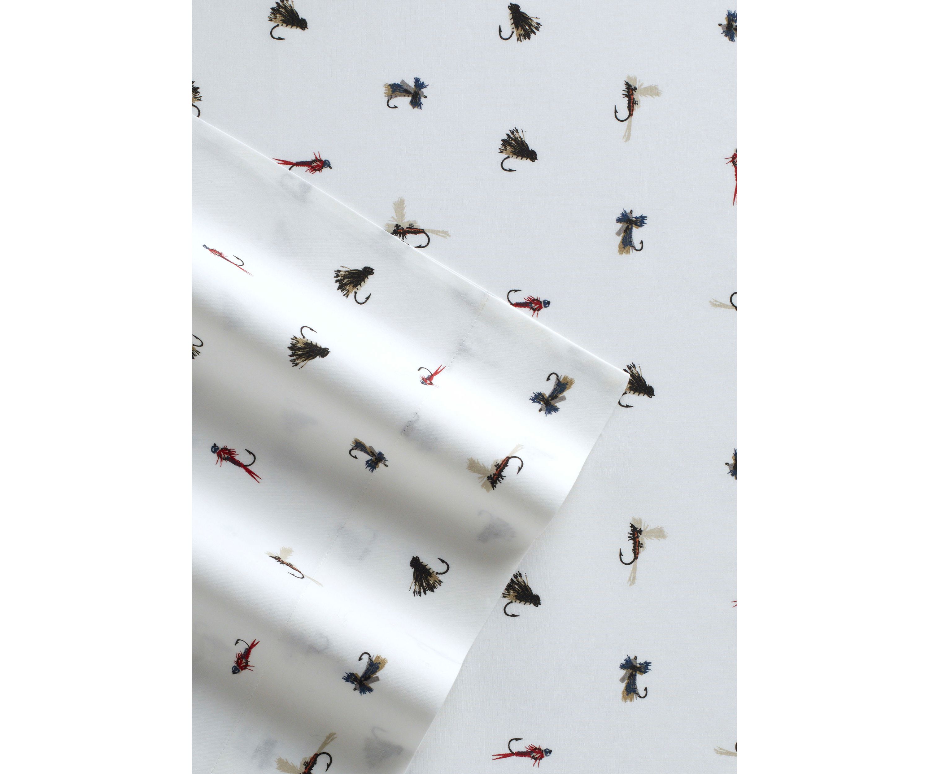 Fishing Flies Cotton Sheet Set