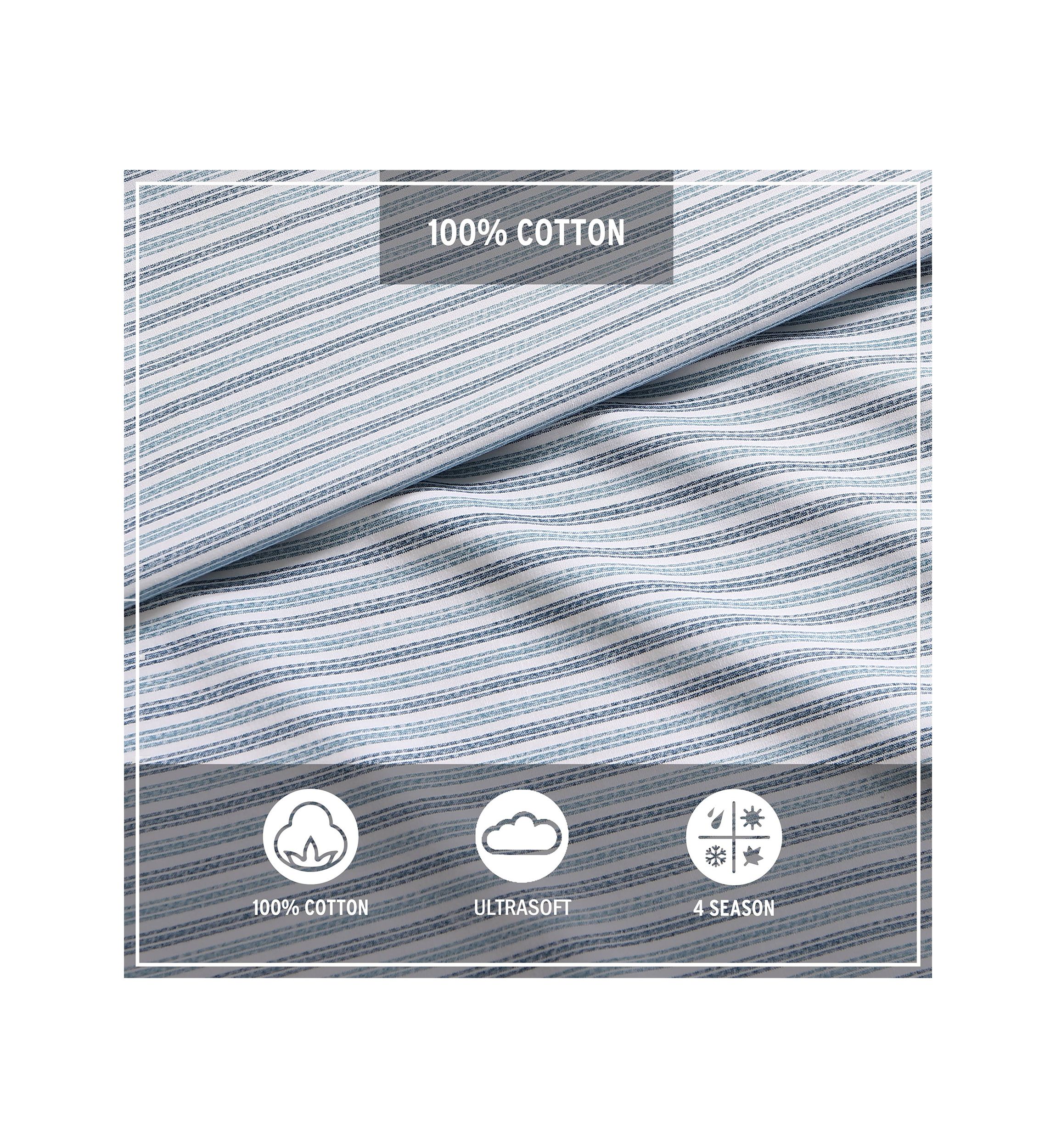 Ticking Stripe 4-Piece Sheet Set