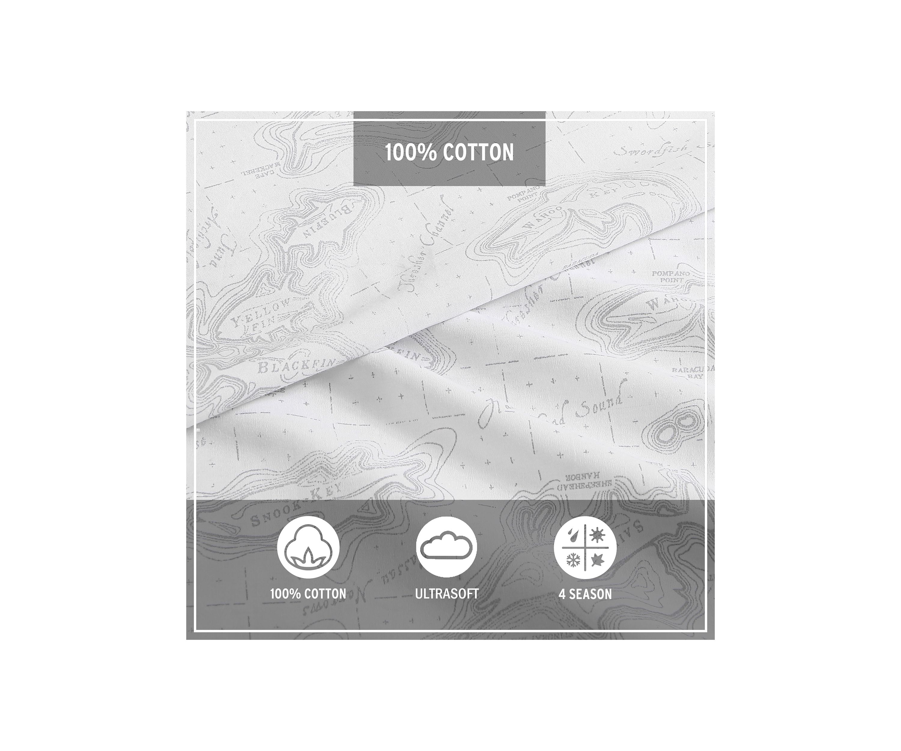 Fish Atol 4-Piece Sheet Set