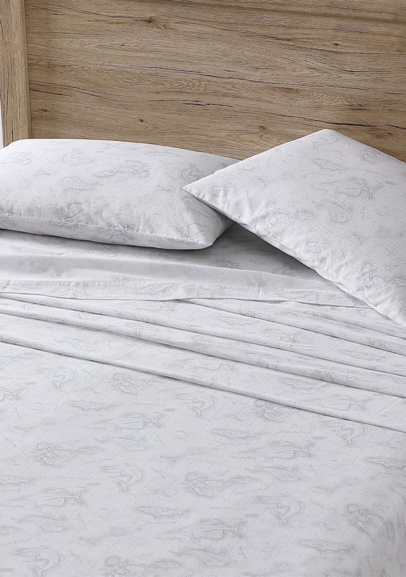 Fish Atol 4-Piece Sheet Set