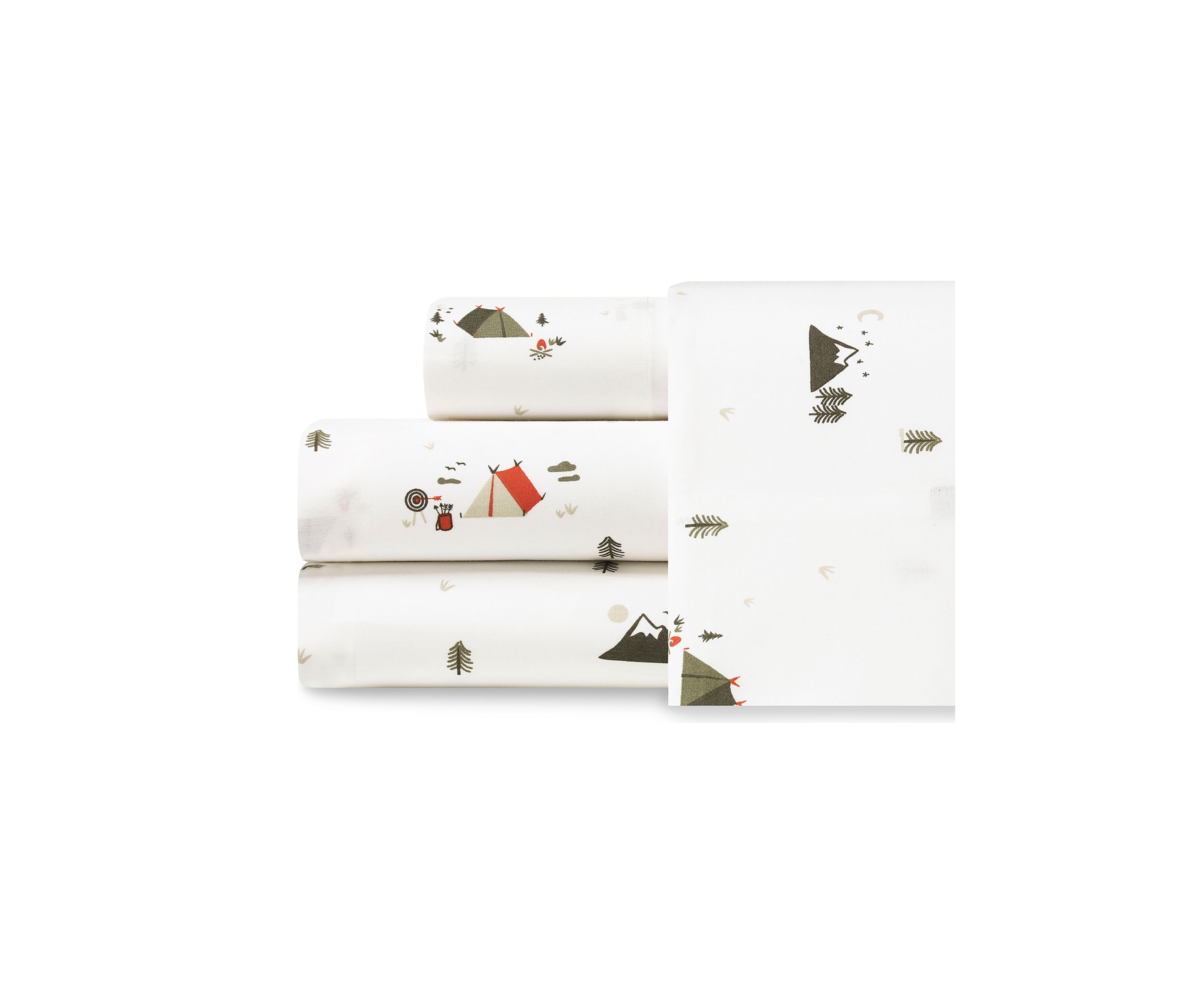 Cascade Camping 3-Piece Cotton Sheet Set