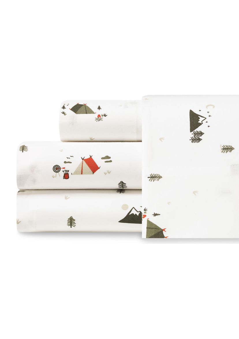 Cascade Camping 3-Piece Cotton Sheet Set