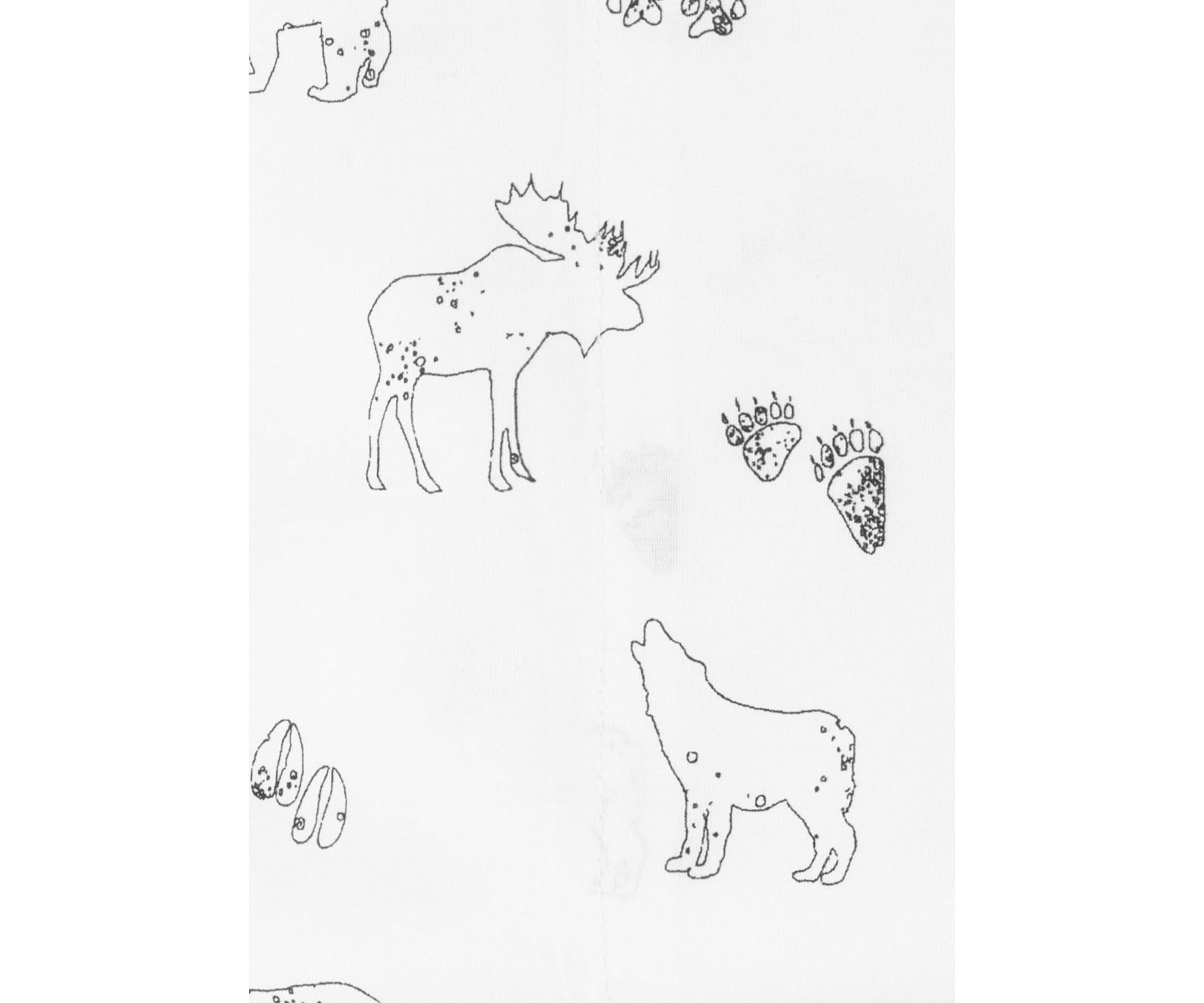 Animal Tracks 3-Piece Cotton Sheet Set