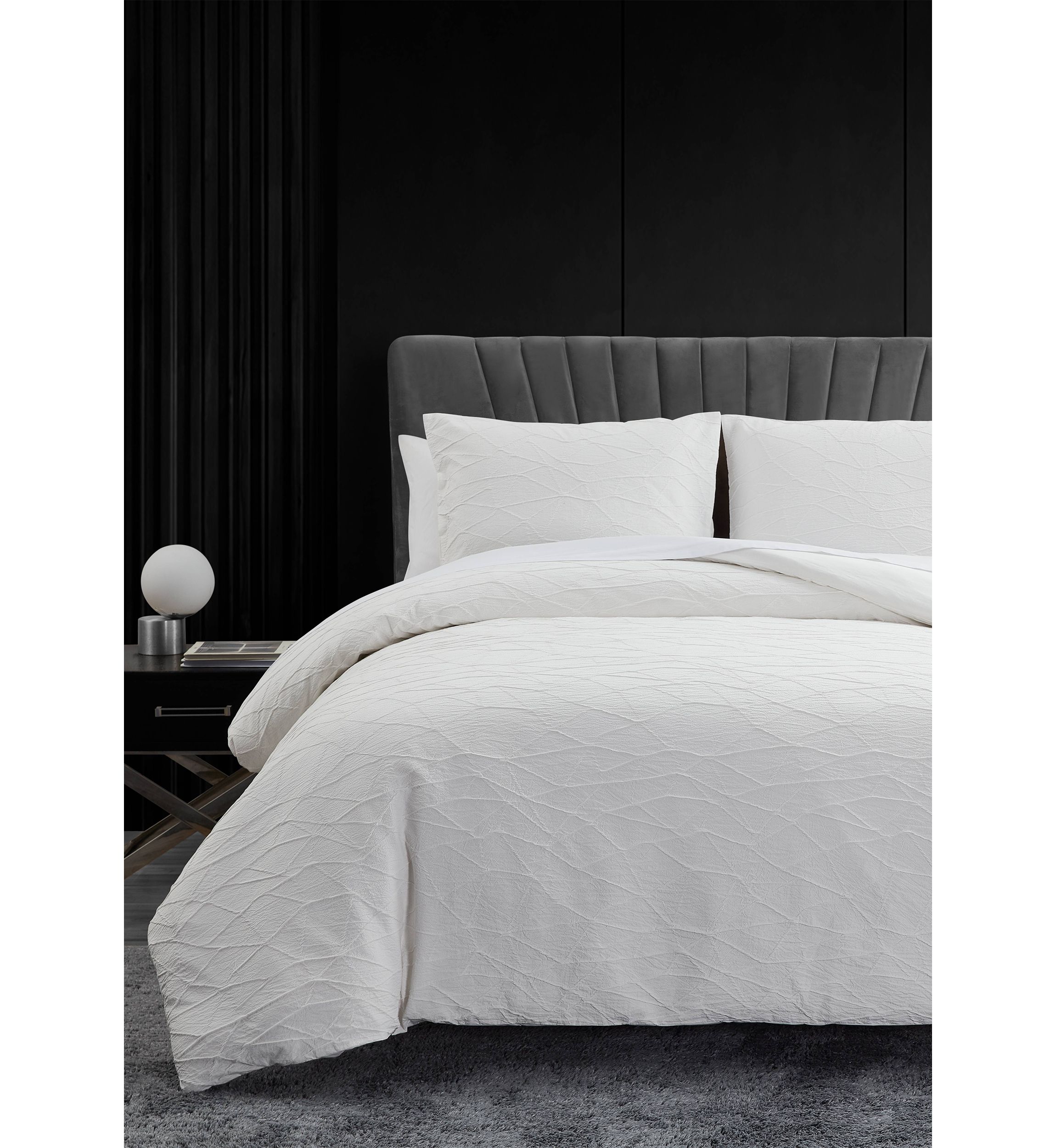 Abstract Crinkle 3-Piece King Comforter Set