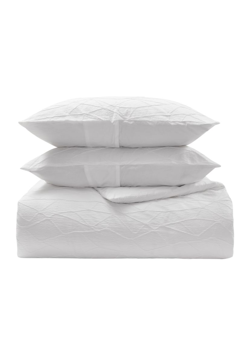 Abstract Crinkle 3-Piece Queen Comforter Set