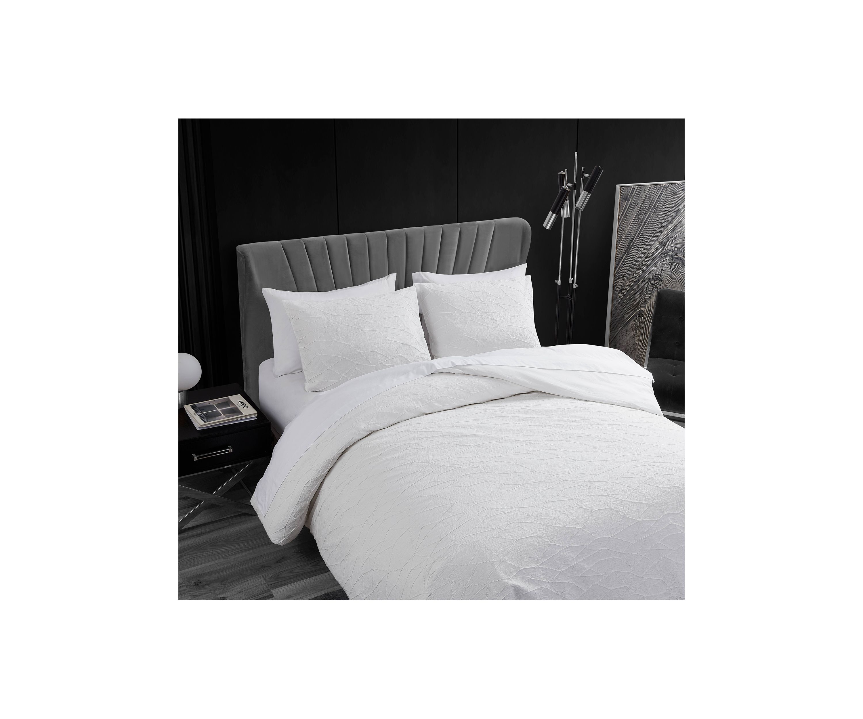 Abstract Crinkle 3-Piece Queen Comforter Set