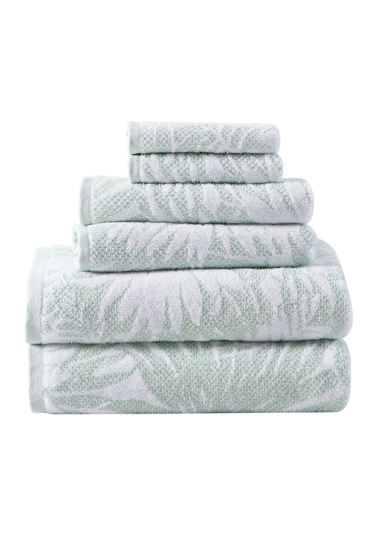 Lago Palm Cotton Towel Set
