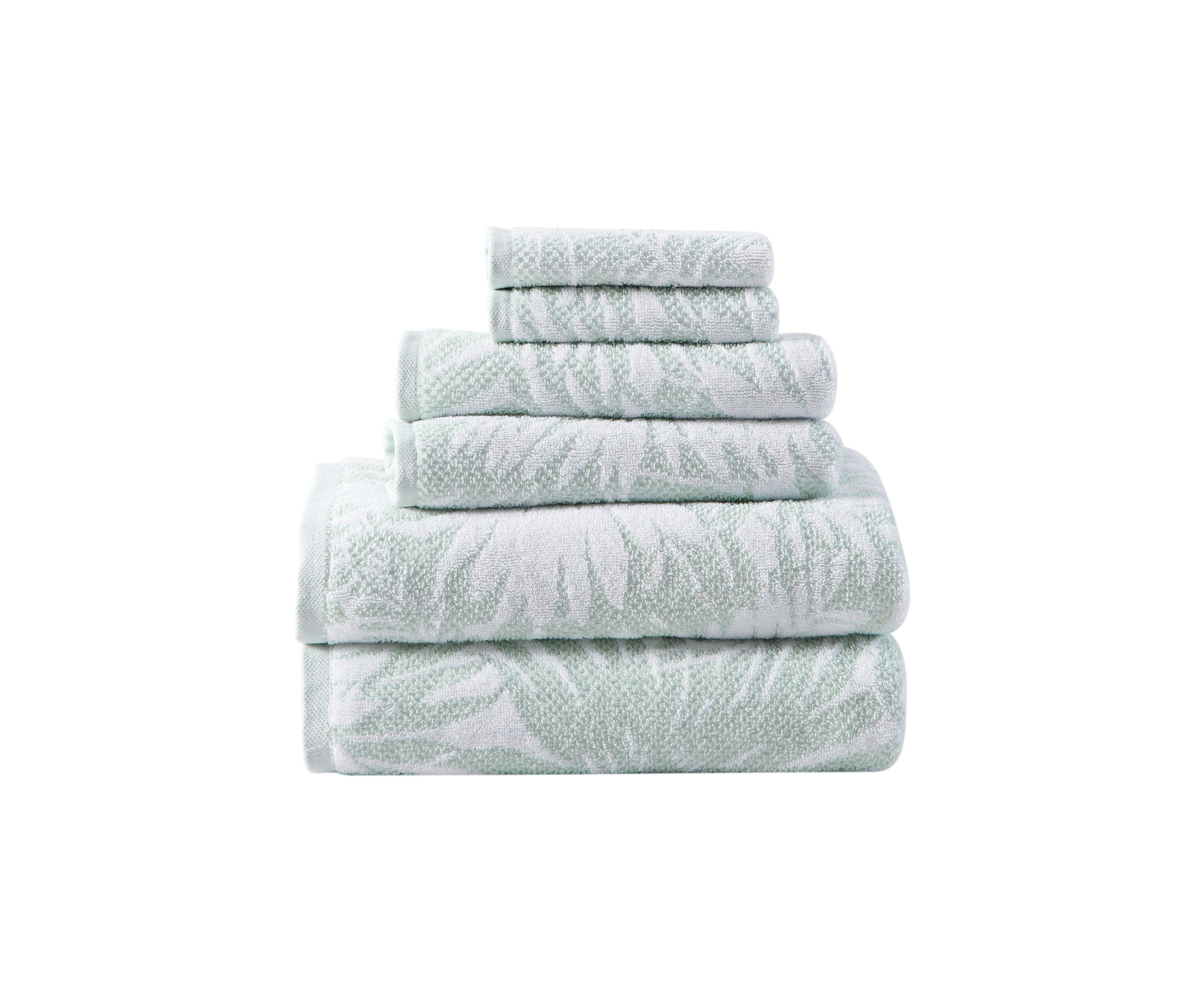 Lago Palm Cotton Towel Set