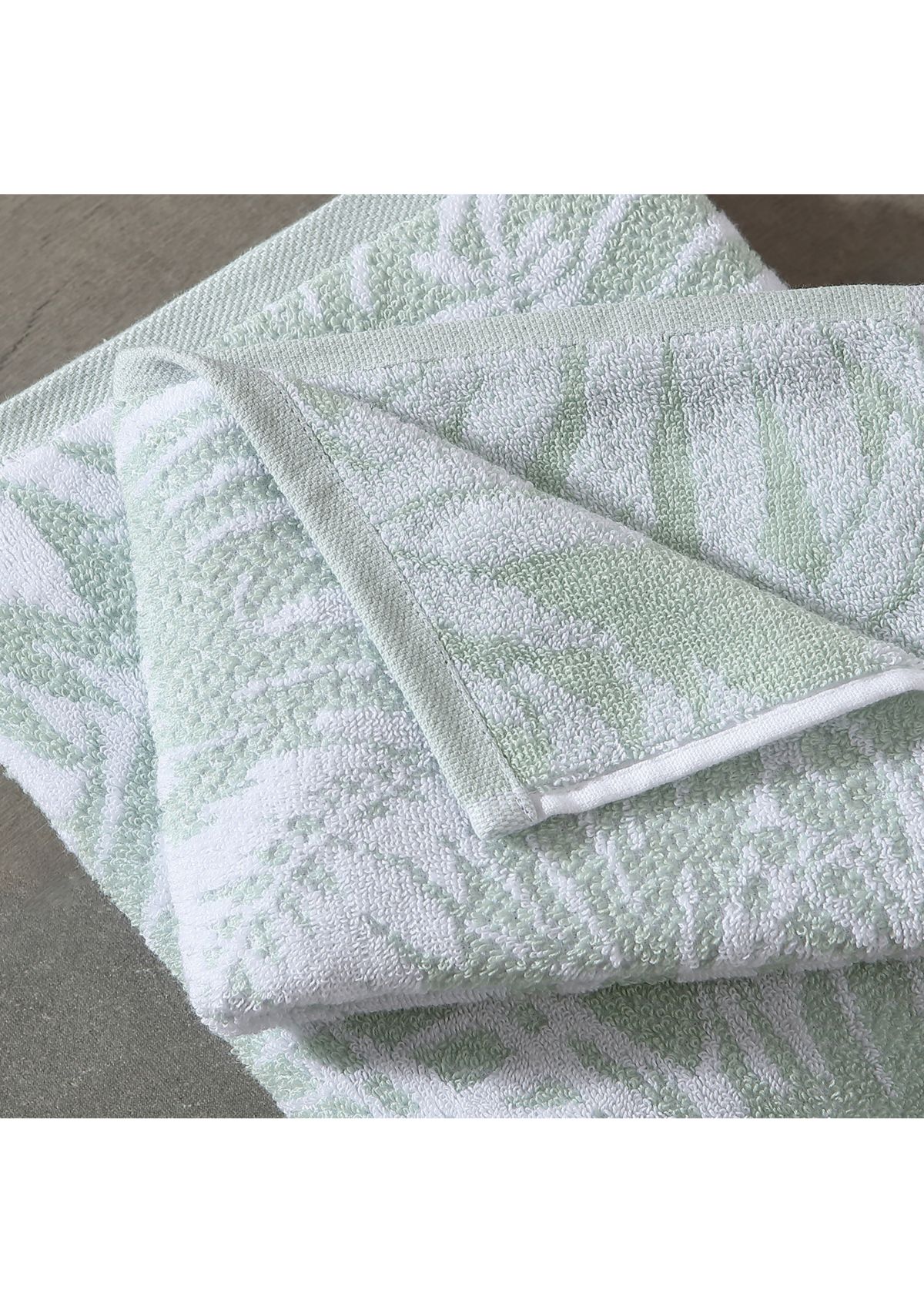 Lago Palm Cotton Towel Set