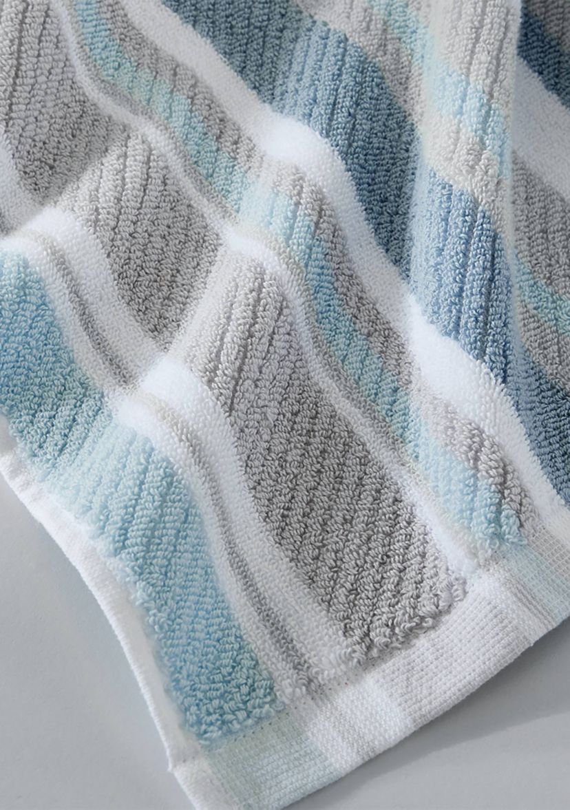 Ocean Bay Stripe 3-Piece Cotton Towel Set
