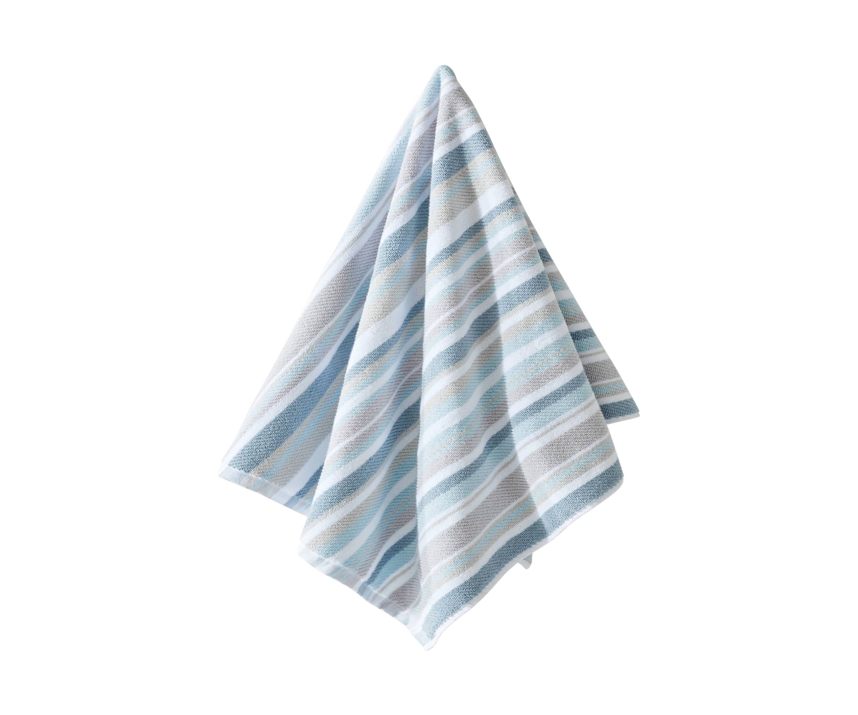 Ocean Bay Stripe 3-Piece Cotton Towel Set