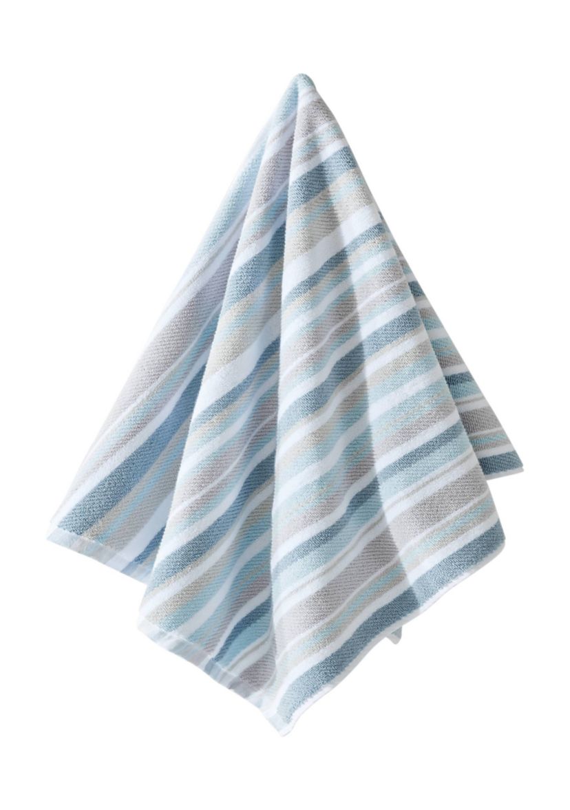 Ocean Bay Stripe 3-Piece Cotton Towel Set