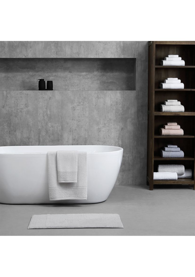 Sculpted Pleat Solid 3-Piece Towel Set