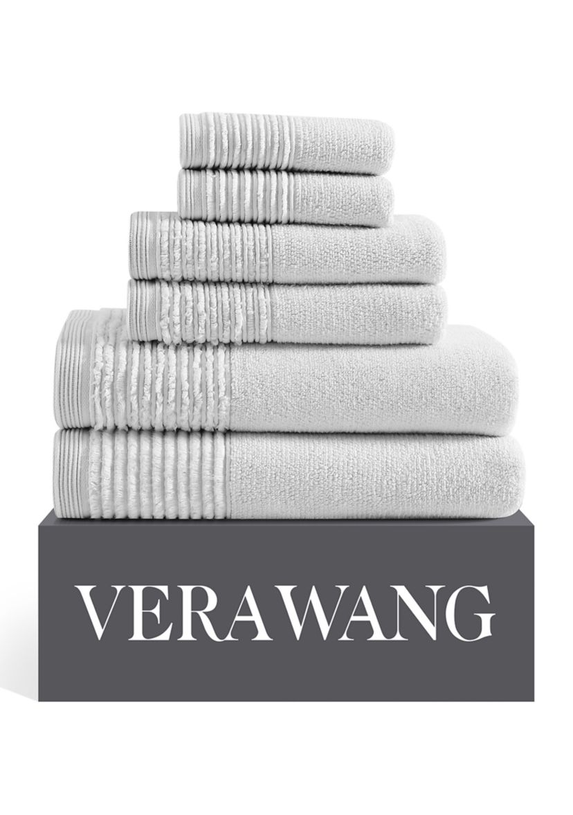 Sculpted Pleat Solid 3-Piece Towel Set