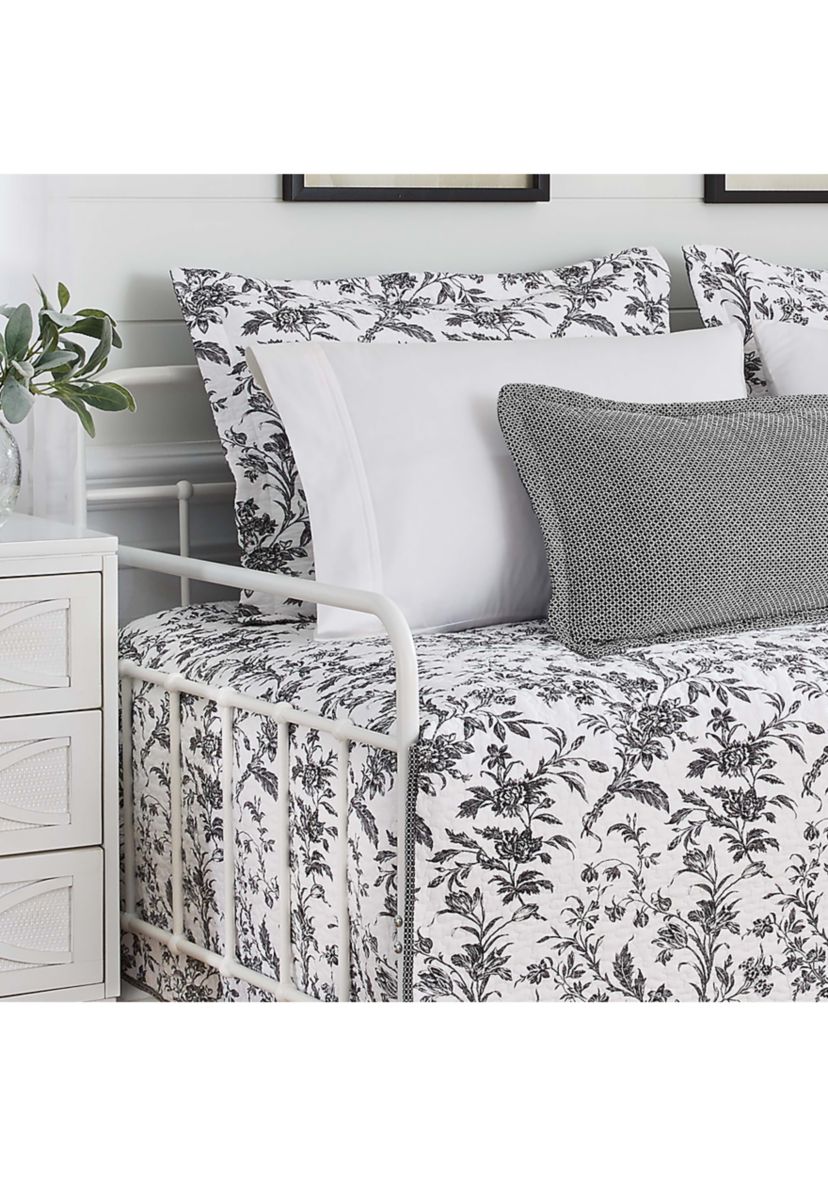 Amberley 4-Piece Charcoal Cotton Bonus Daybed Set