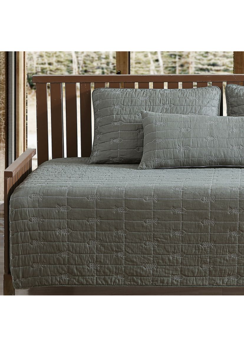 Troutdale Solid 4-Piece Cotton Bonus Daybed Set