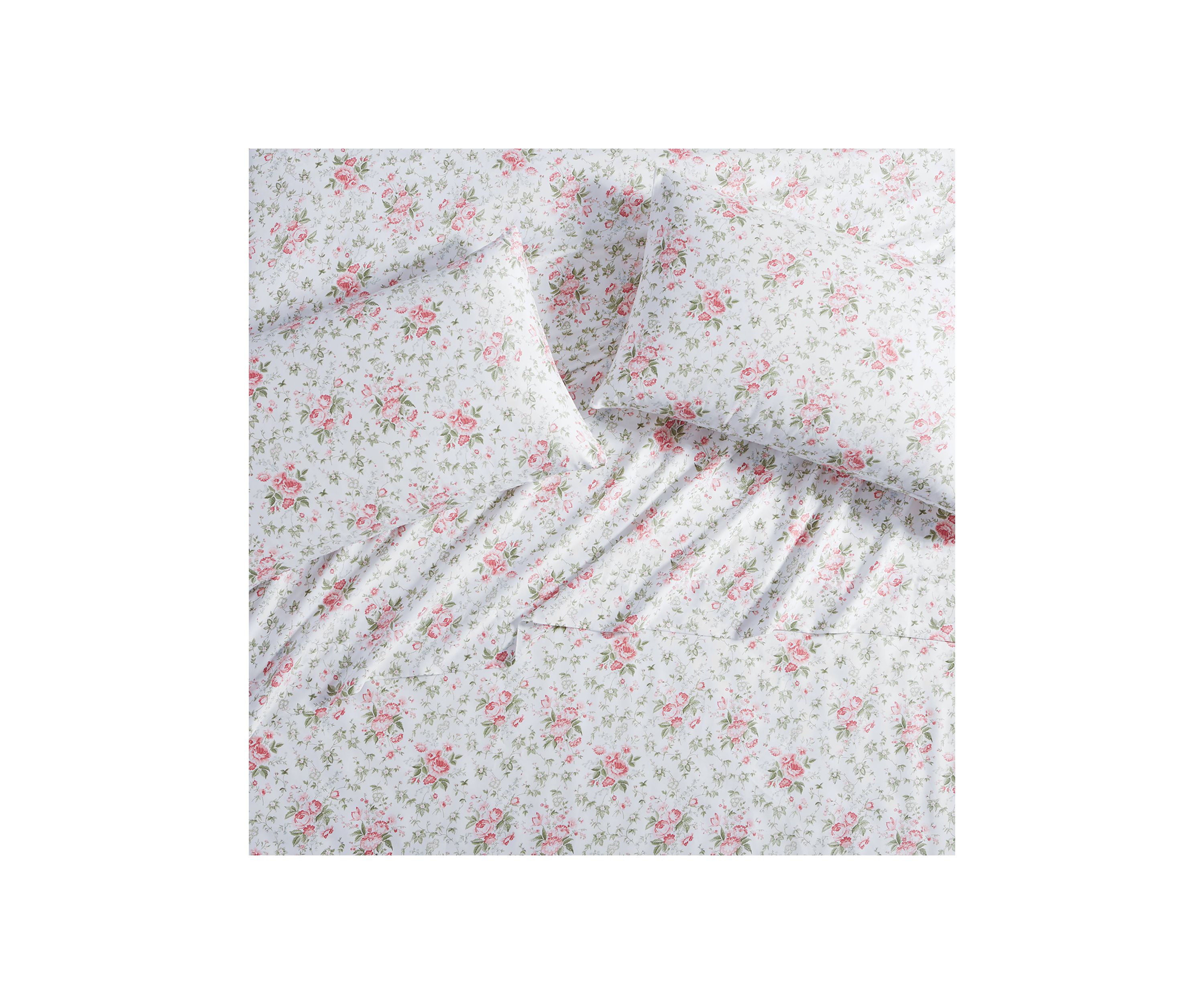 Lilian 2-Piece T300 Cotton Standard Pillowcase Pair