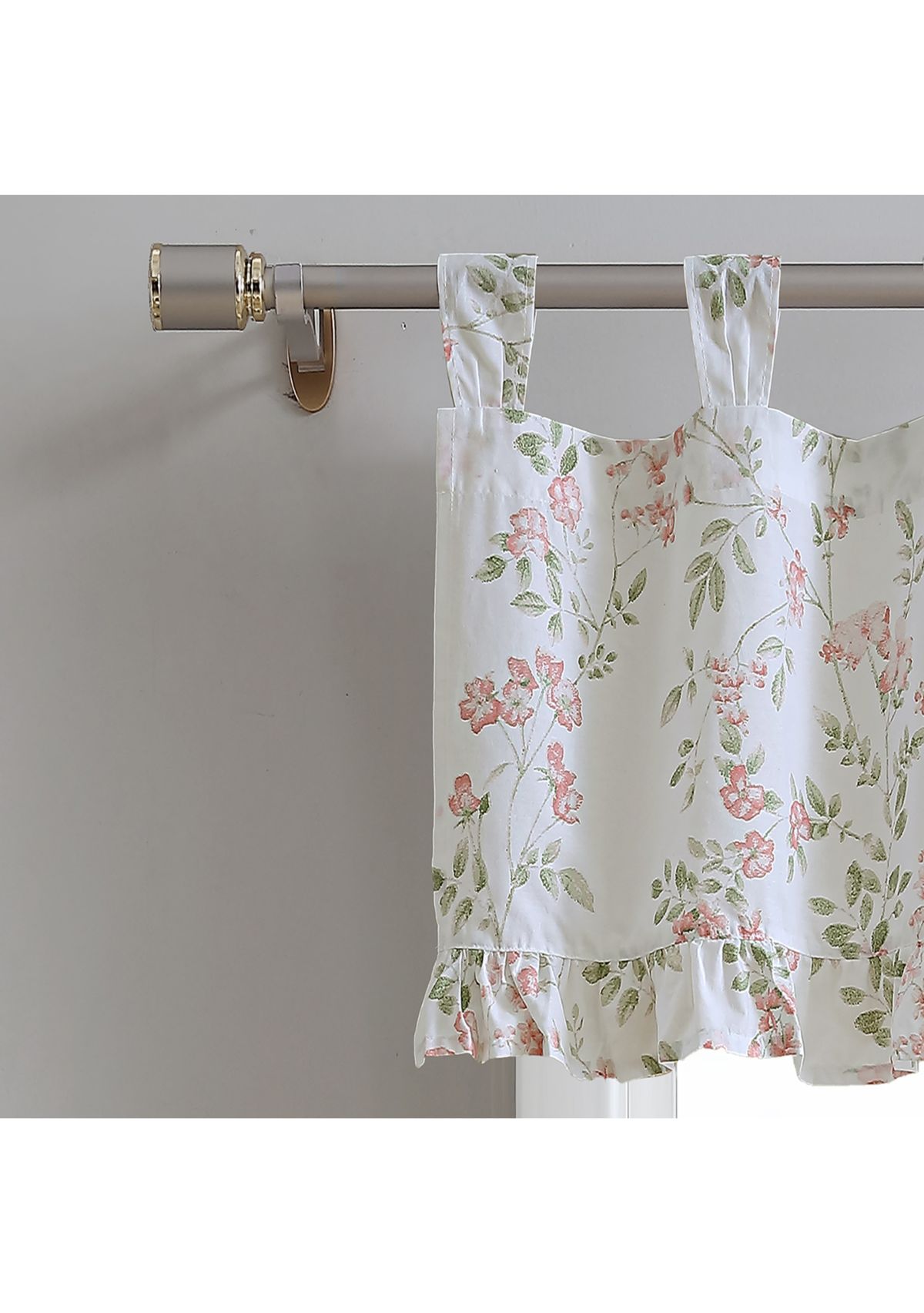 Fawna Floral Cotton Tap Top Valance