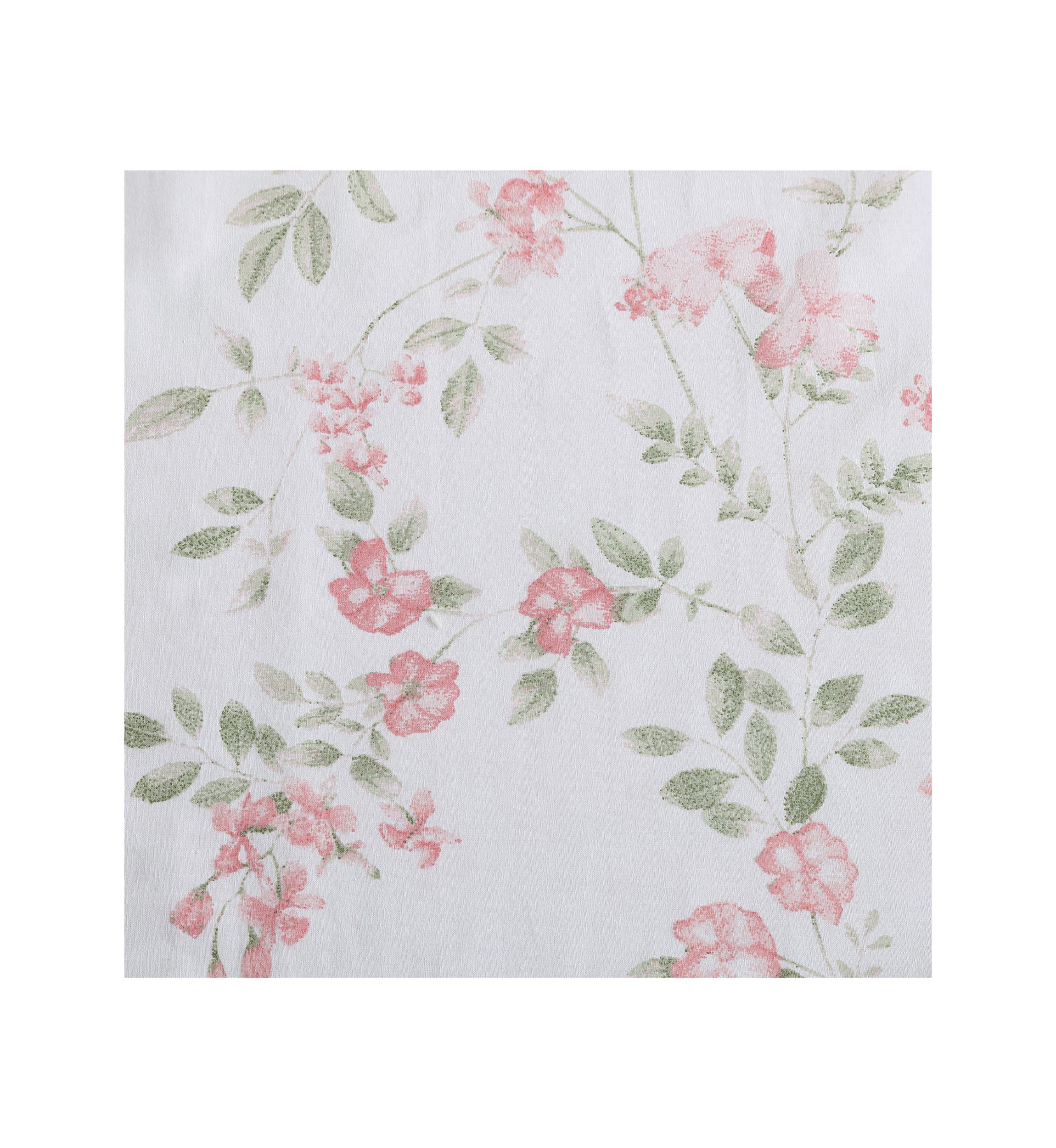 Fawna Floral Cotton Tap Top Valance