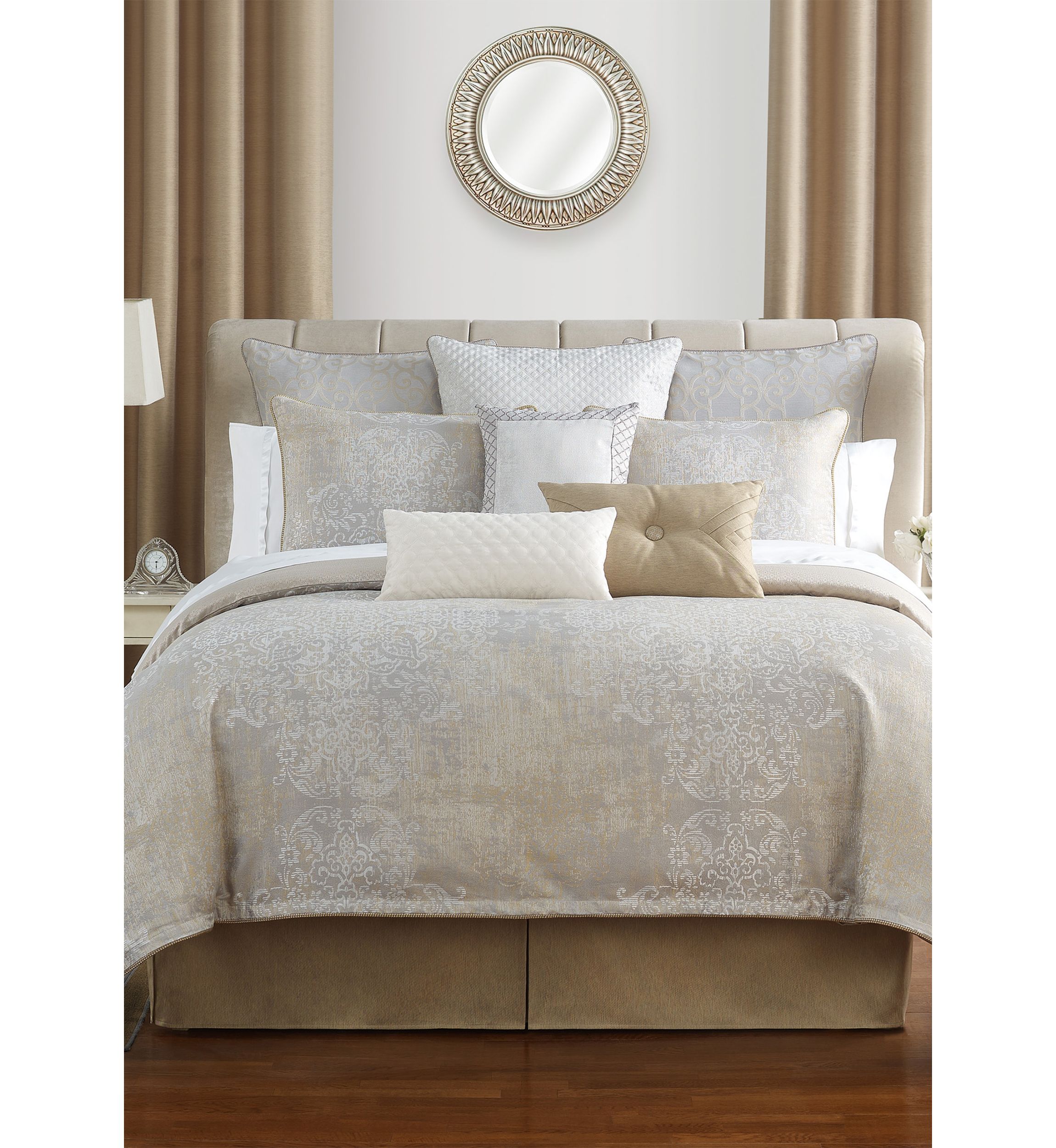 Maritana Queen Jacquard 4-Piece Comforter Set