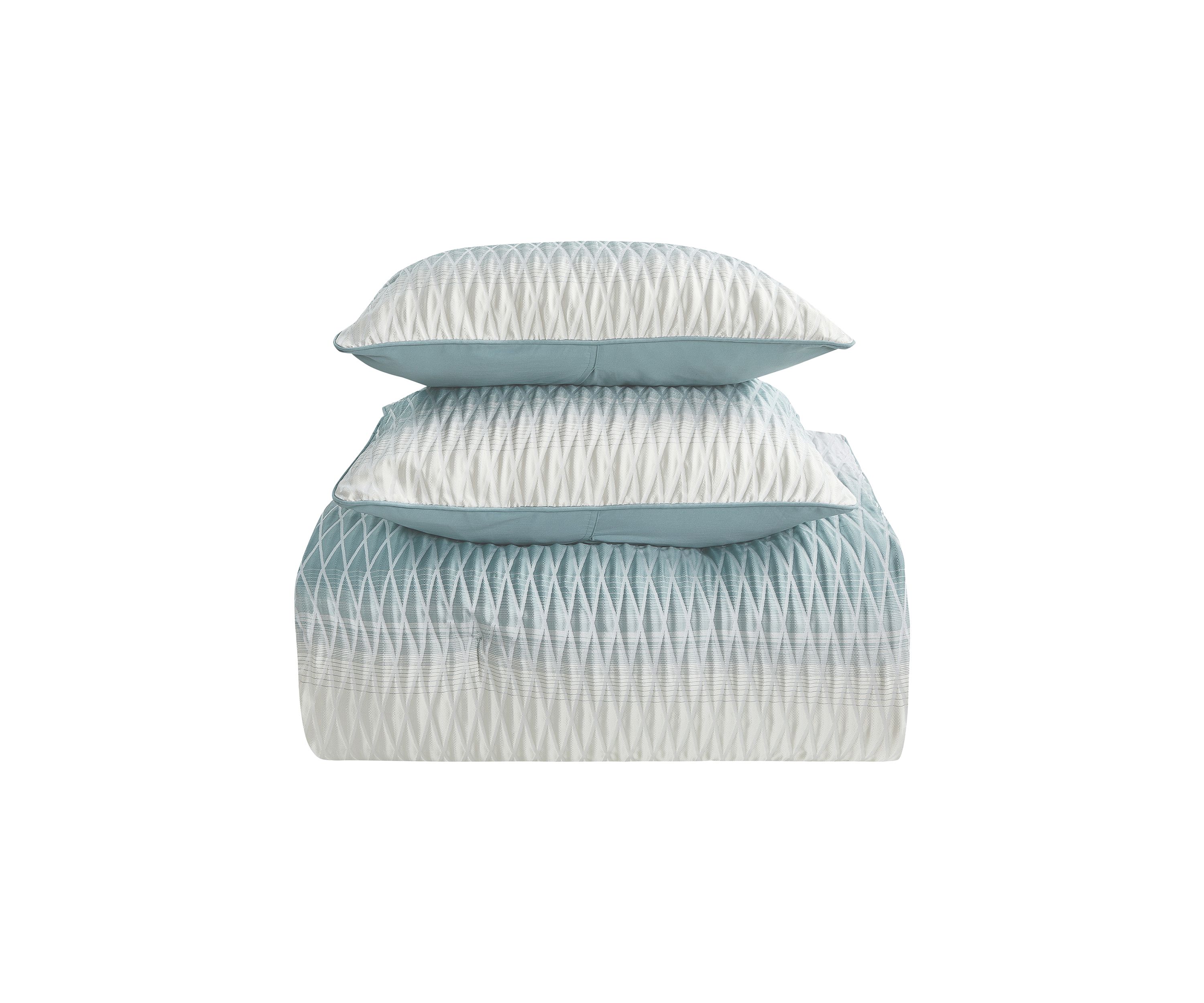 Waterford Living Diamond Ombré Comforter Set
