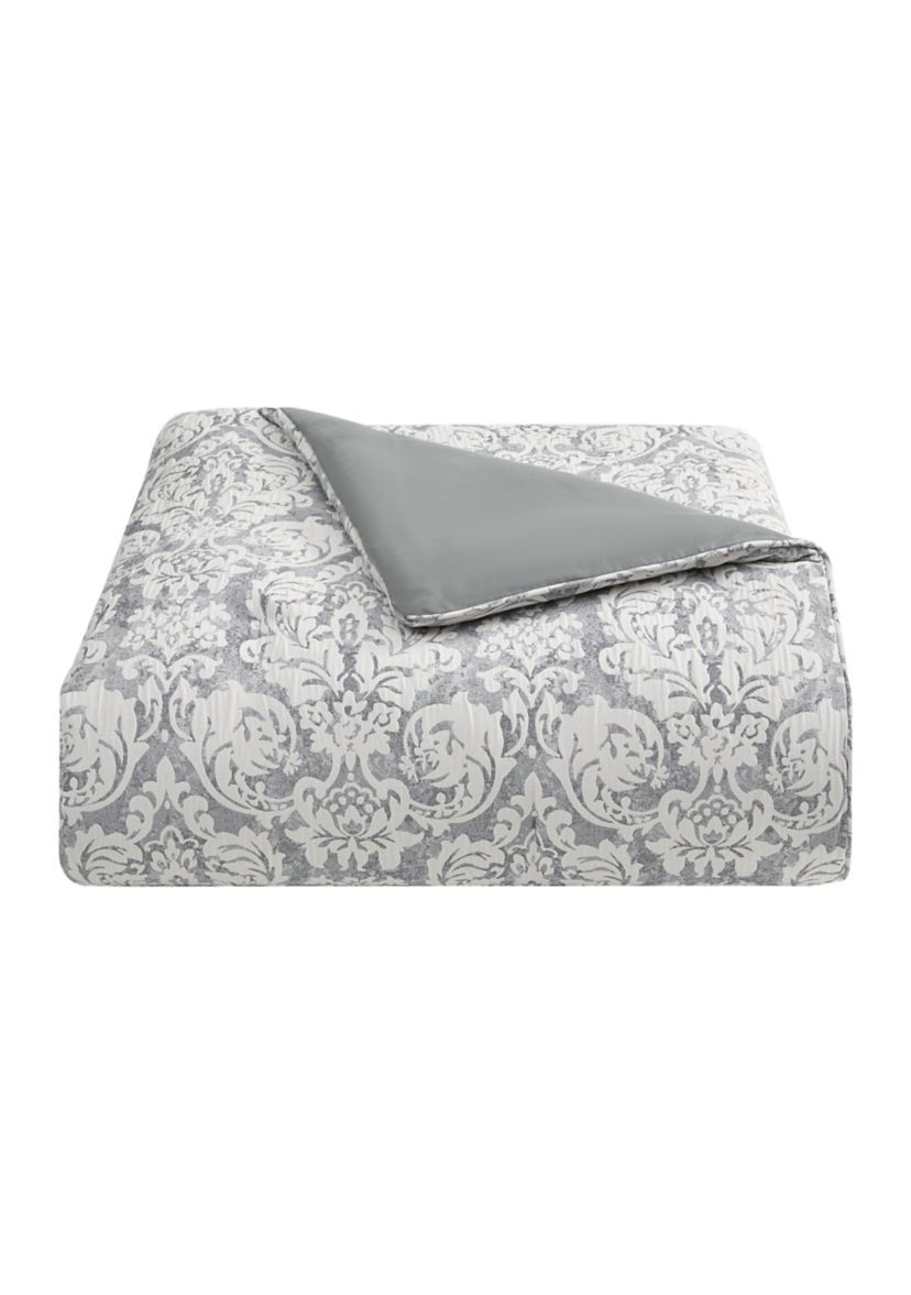 Lyndsay 3 Piece Charcoal Comforter Set