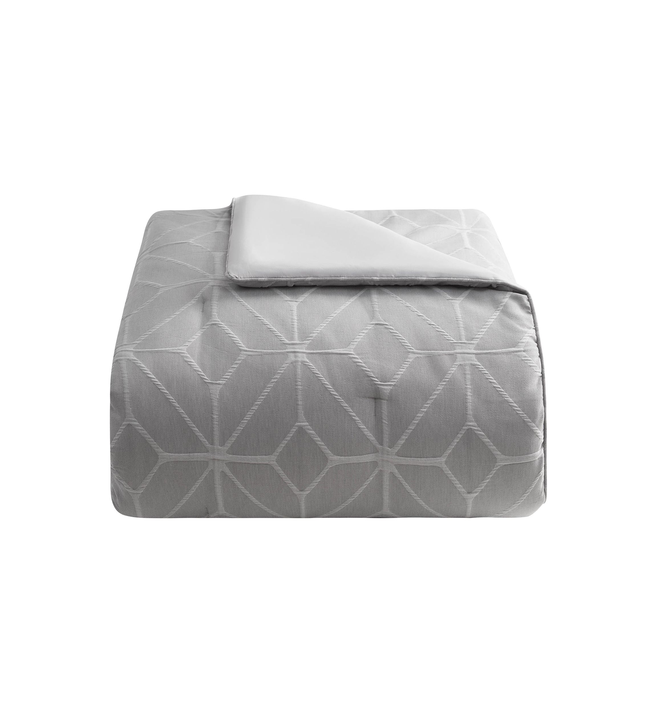 Fragment Dark Grey 3-Piece Comforter