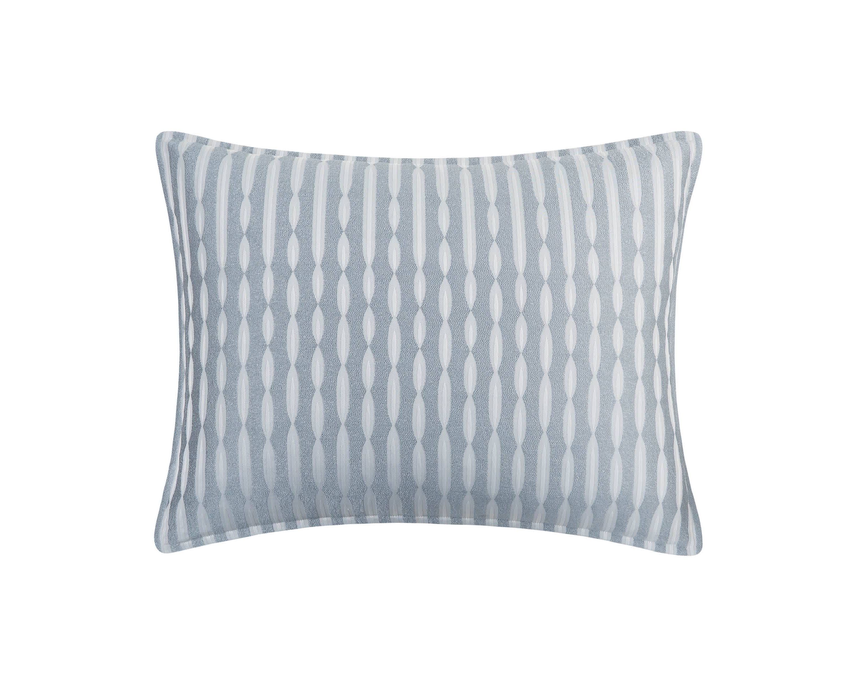The Waterford Aretha Blue 3-Piece Comforter Set is the epitome of refined luxury, designed to bring a sense of serenity and sophistication to your bedroom. This elegant set includes a beautifully crafted comforter and two coordinating shams, all featuring a rich, soothing blue tone that complements a wide range of bedroom styles. The comforter’s intricate pattern, subtle  texture and depth, creates a timeless, opulent look that is both classic and contemporary. Expertly constructed from high-quality fabrics, this comforter set offers a soft, luxurious feel while providing exceptional warmth and comfort for a restful night’s sleep. The Waterford Aretha Blue Comforter Set is perfect for those seeking to add a touch of elegance to their master bedroom, guest room, or even a chic hotel-inspired retreat. Durable and easy to care for, this set is not only a stunning visual addition to your space but also a practical one. With its combination of craftsmanship, style, and comfort, the Waterford Aretha Blue 3-Piece Comforter Set offers lasting beauty and luxury for your home. Elevate your bedroom decor today with this exquisite set and indulge in the ultimate in sophisticated bedding.