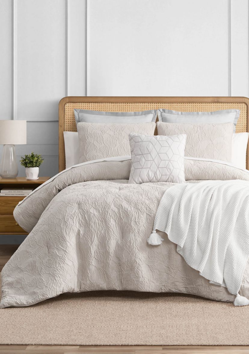 Ginko Neutral 3 Piece Comforter Set 