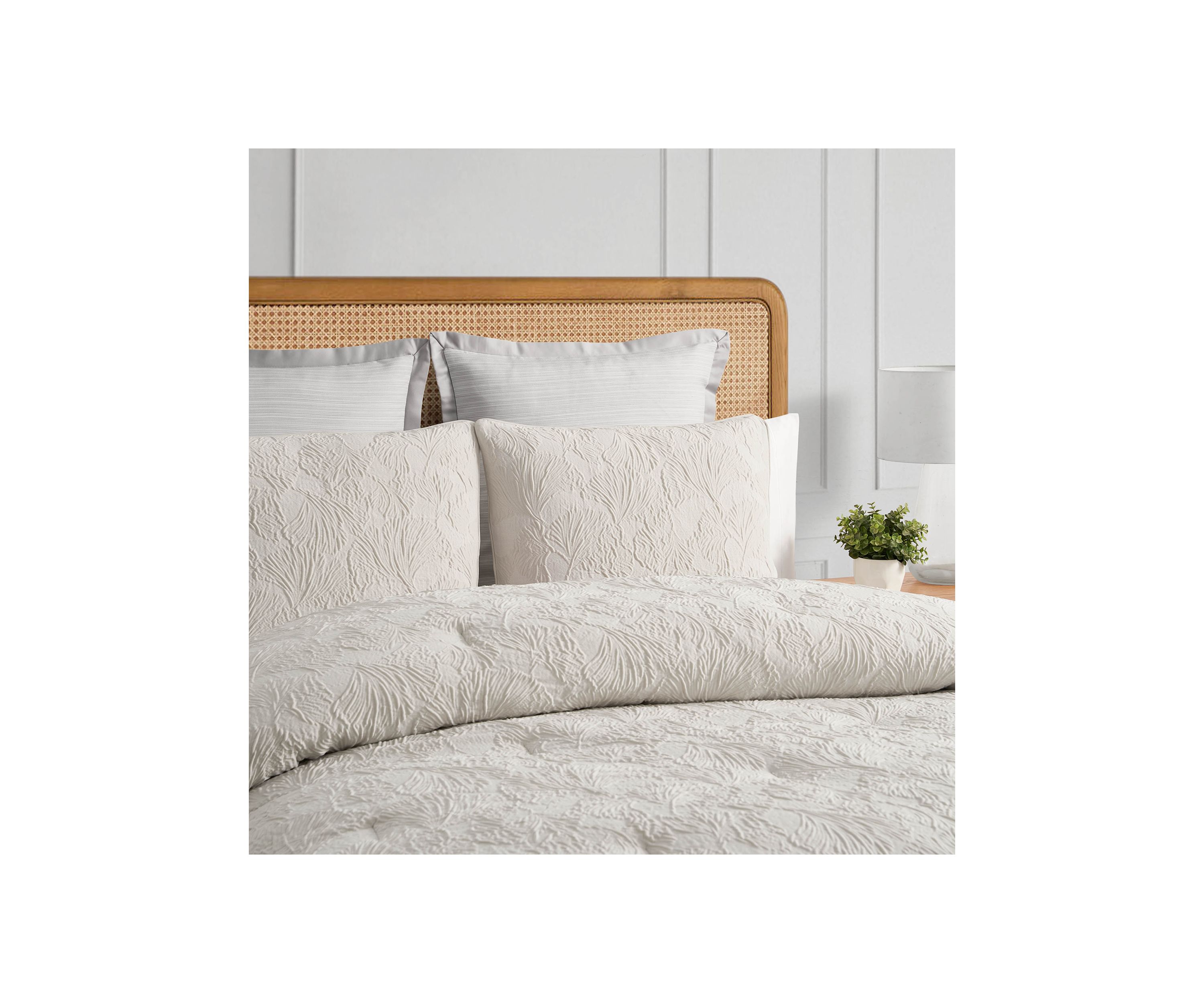 Ginko Neutral 3 Piece Comforter Set 