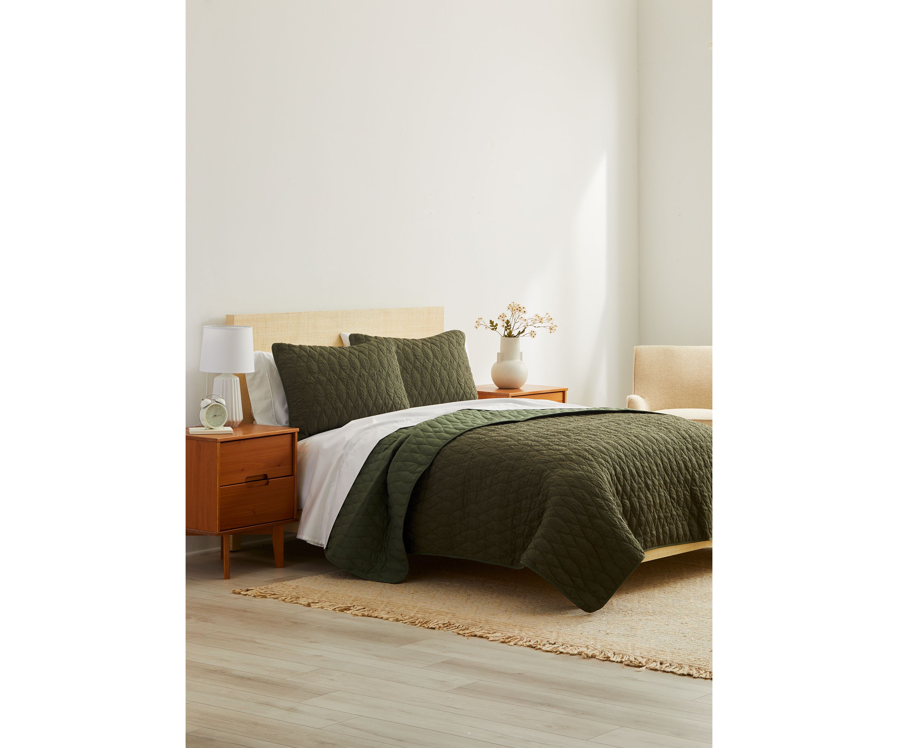 Juno Green Quilt Set