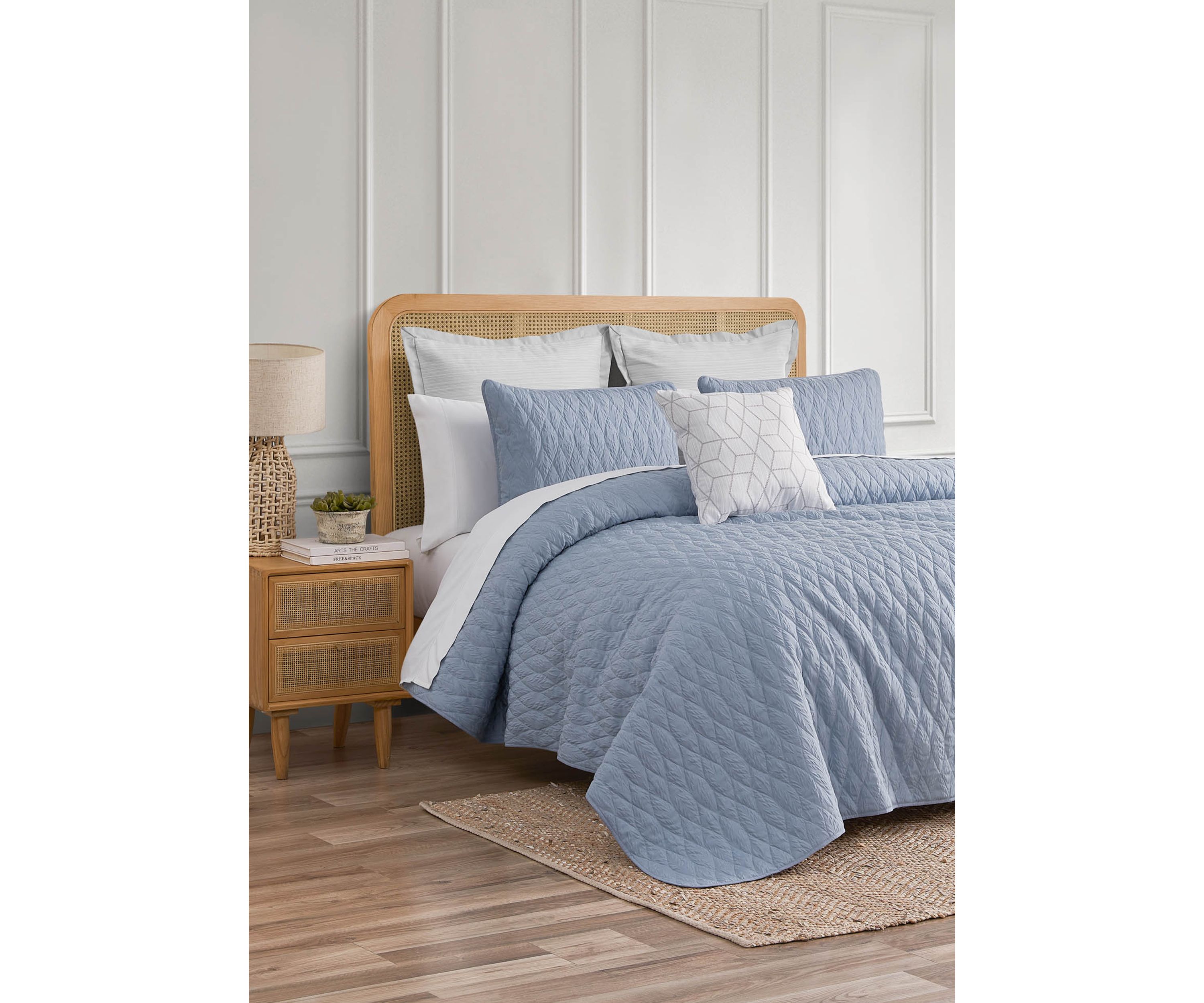 Juno Denim 3 Piece Quilt Set 