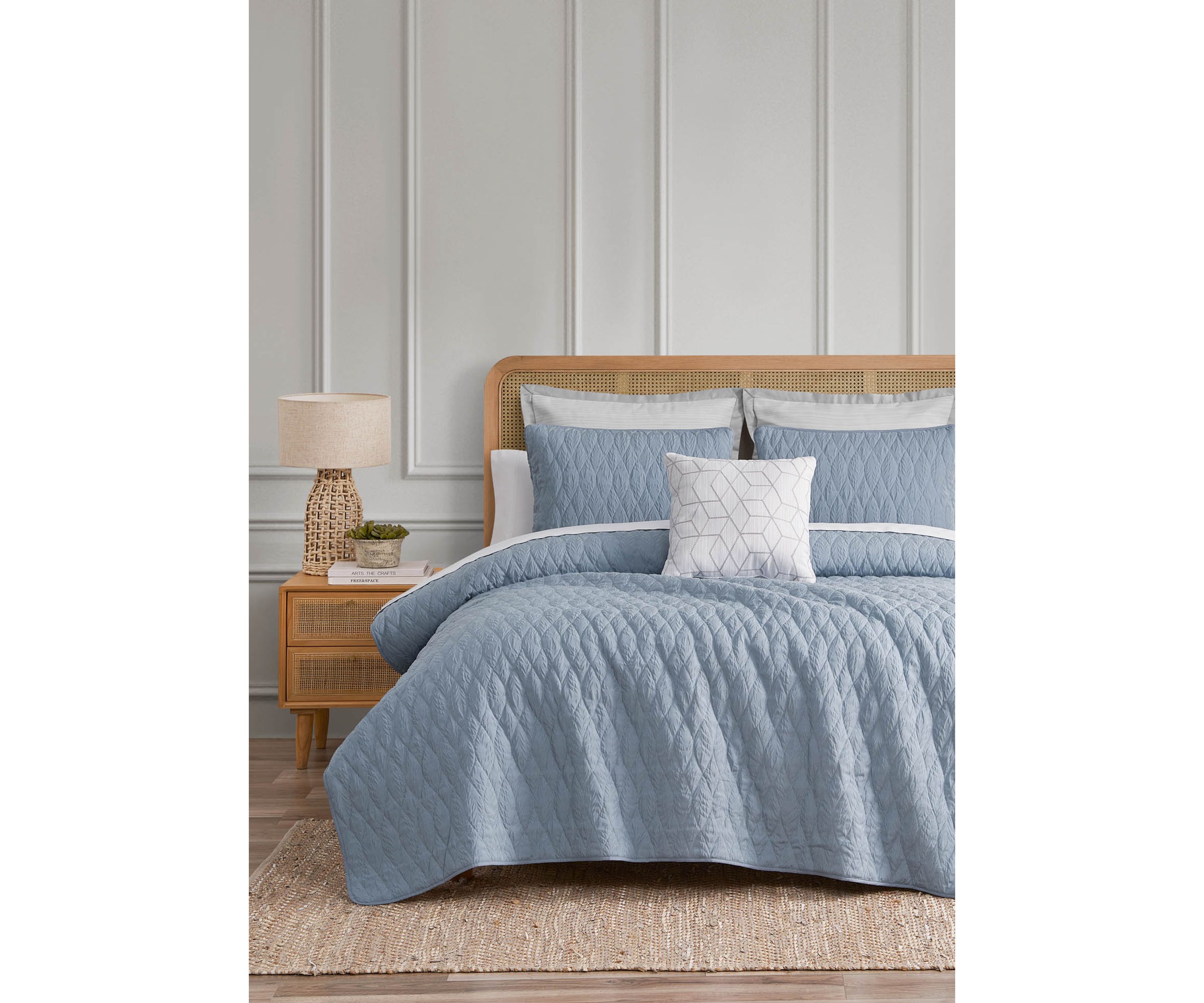 Juno Denim 3 Piece Quilt Set 