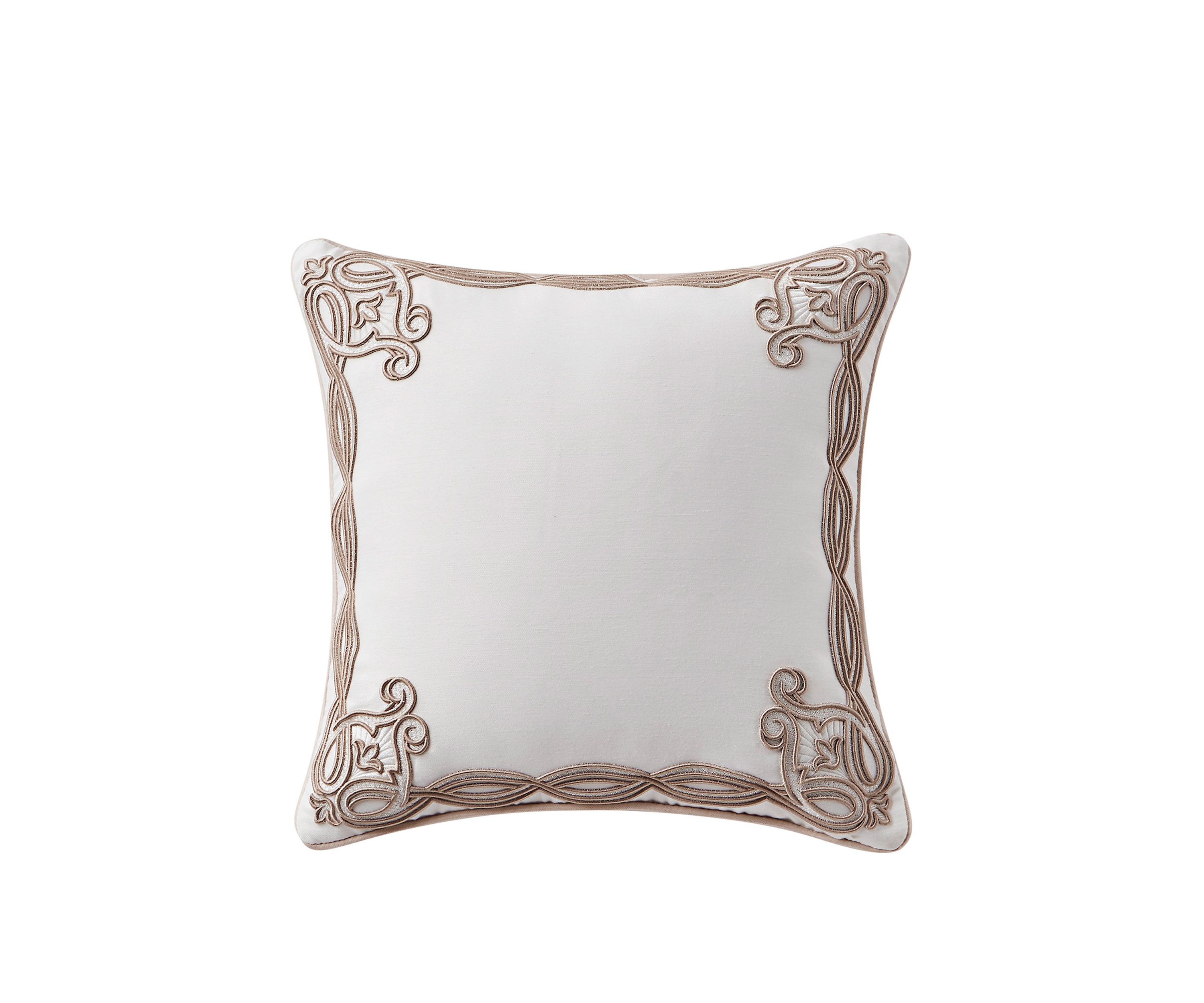 Belissa 16 in x 16 in Embroidered Square Pillow