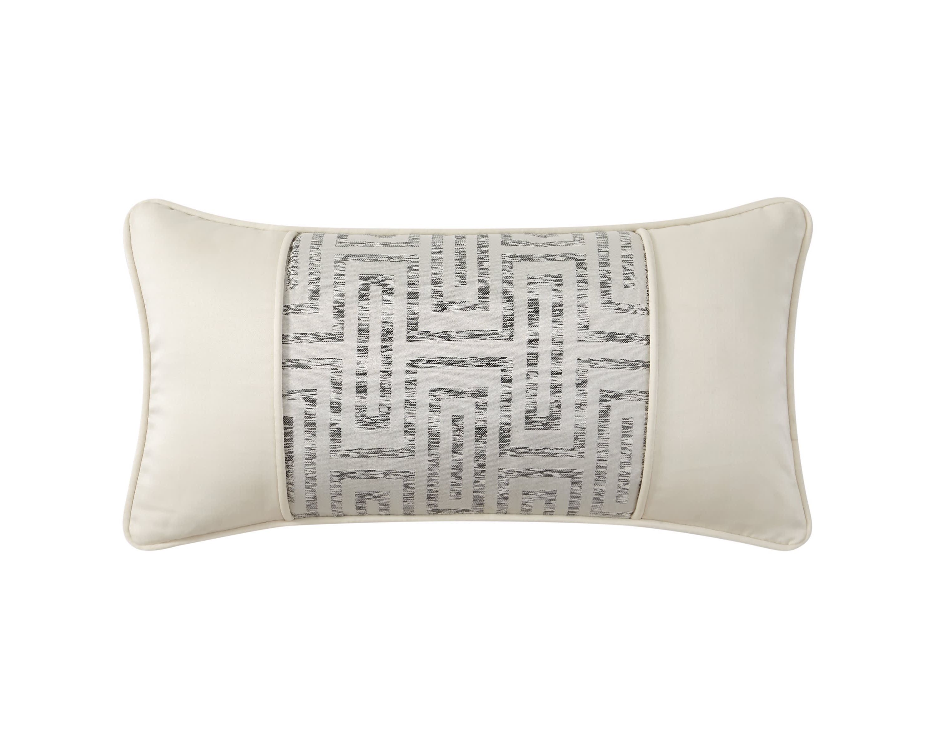 Brosna Grey 11" X 22" Decorative Pillow