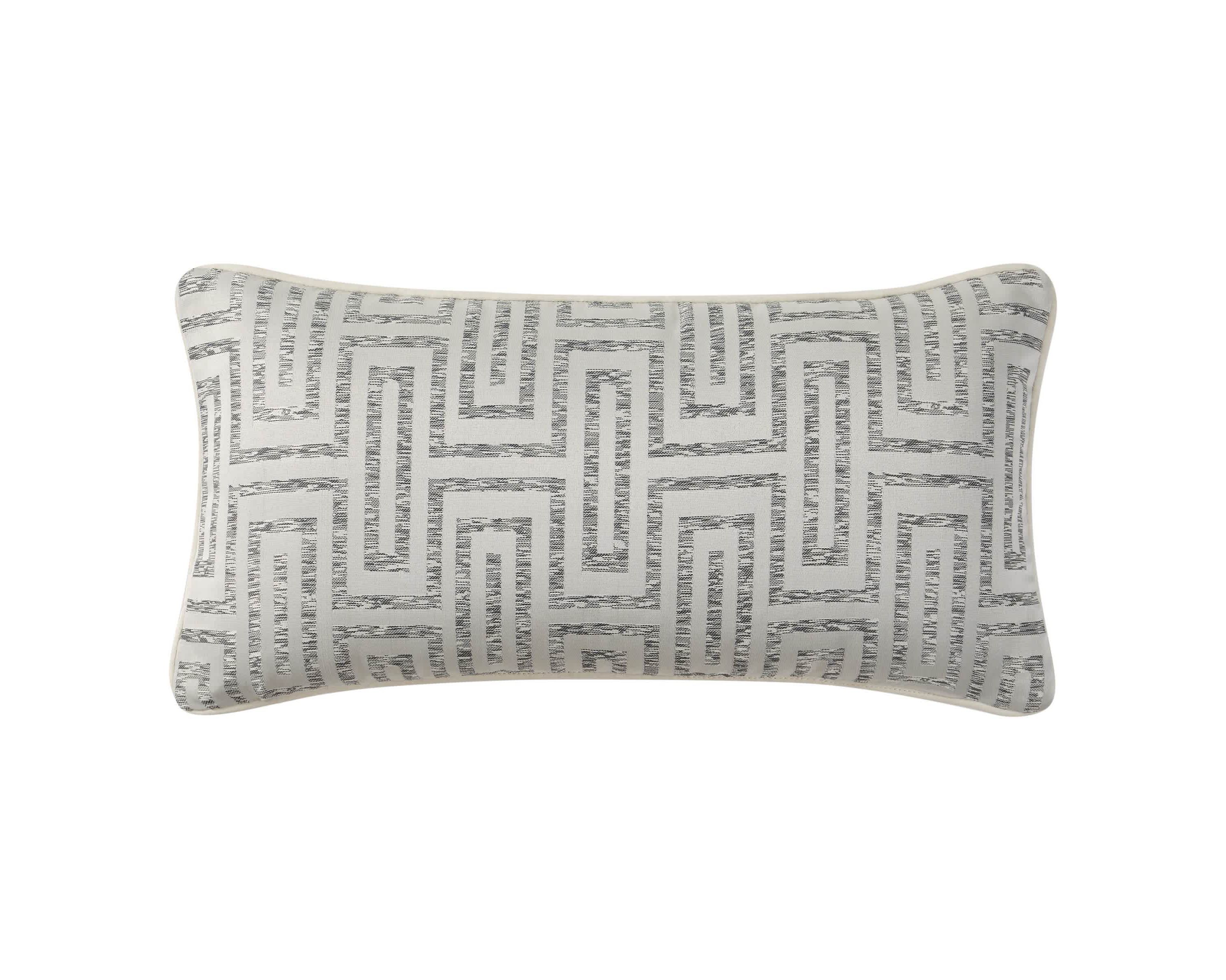 Brosna Grey 11" X 22" Decorative Pillow