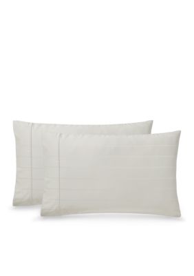 highline bedding co.sullivan pinstripe pillowcase pai