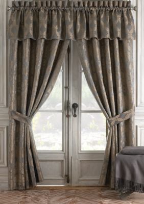 Walton Charcoal Tailored Window Valance 18-in. x 50-in.