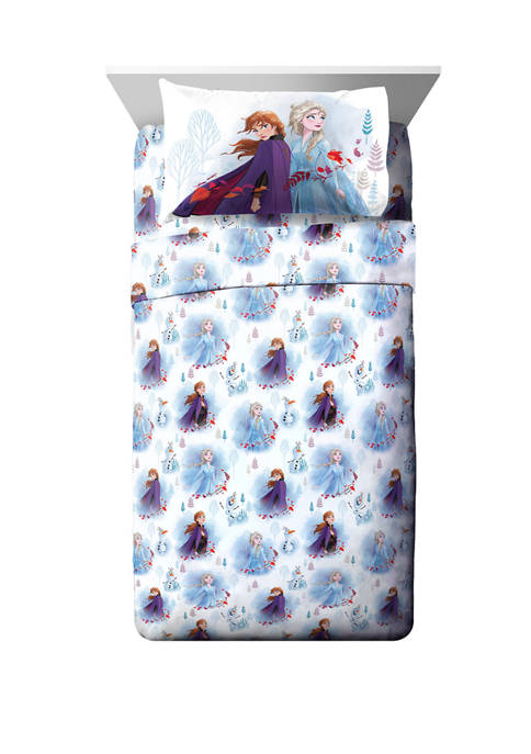 Disney Frozen 2 4 Piece Full Size Franco Kids Bedding Super Soft Microfiber Sheet Set