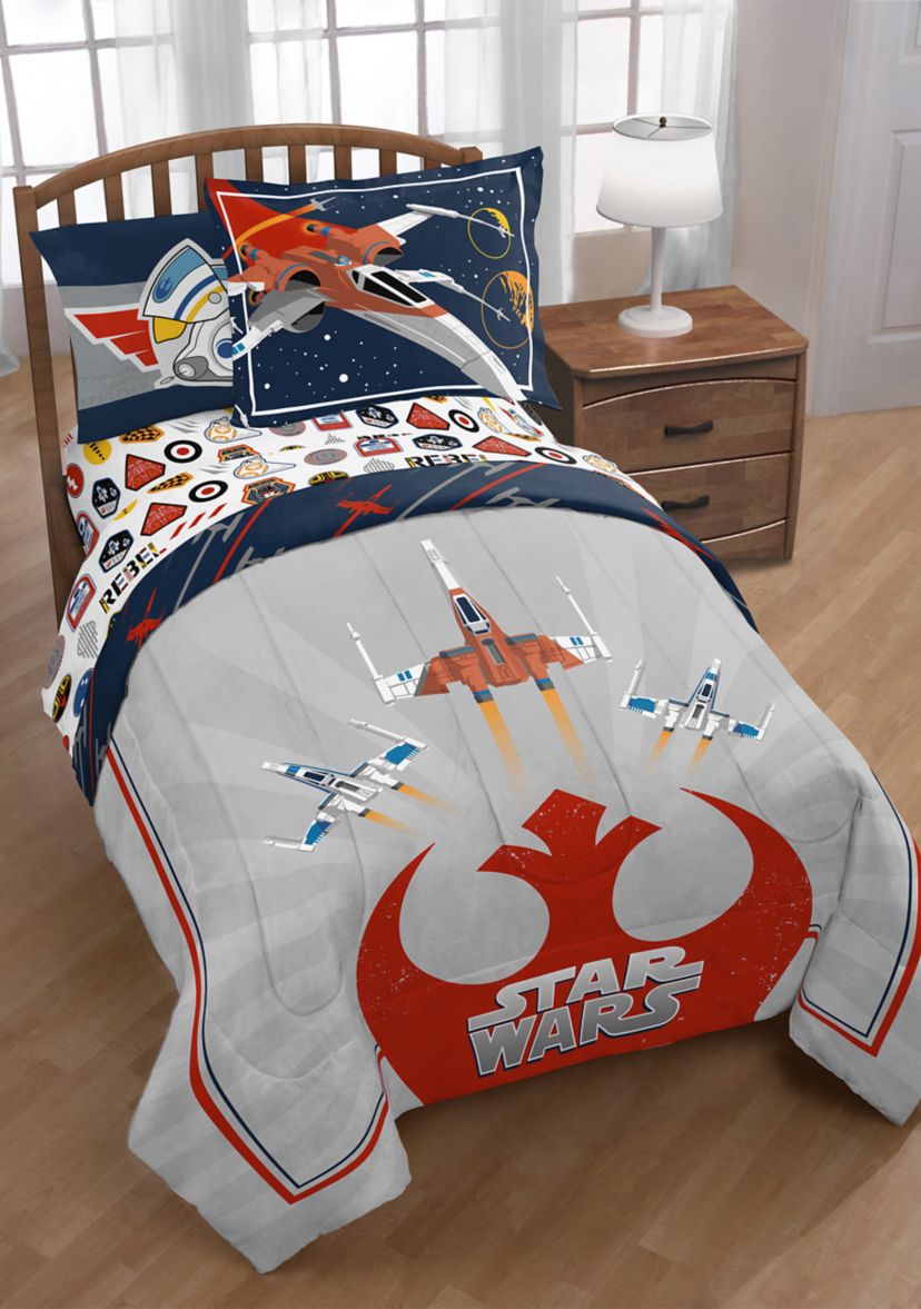 Star Wars Twin/Full Comforter and Sham Set