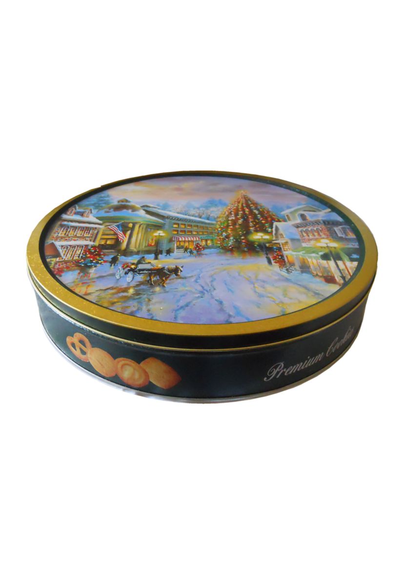 24 Ounce Holiday Premium Cookie Tin