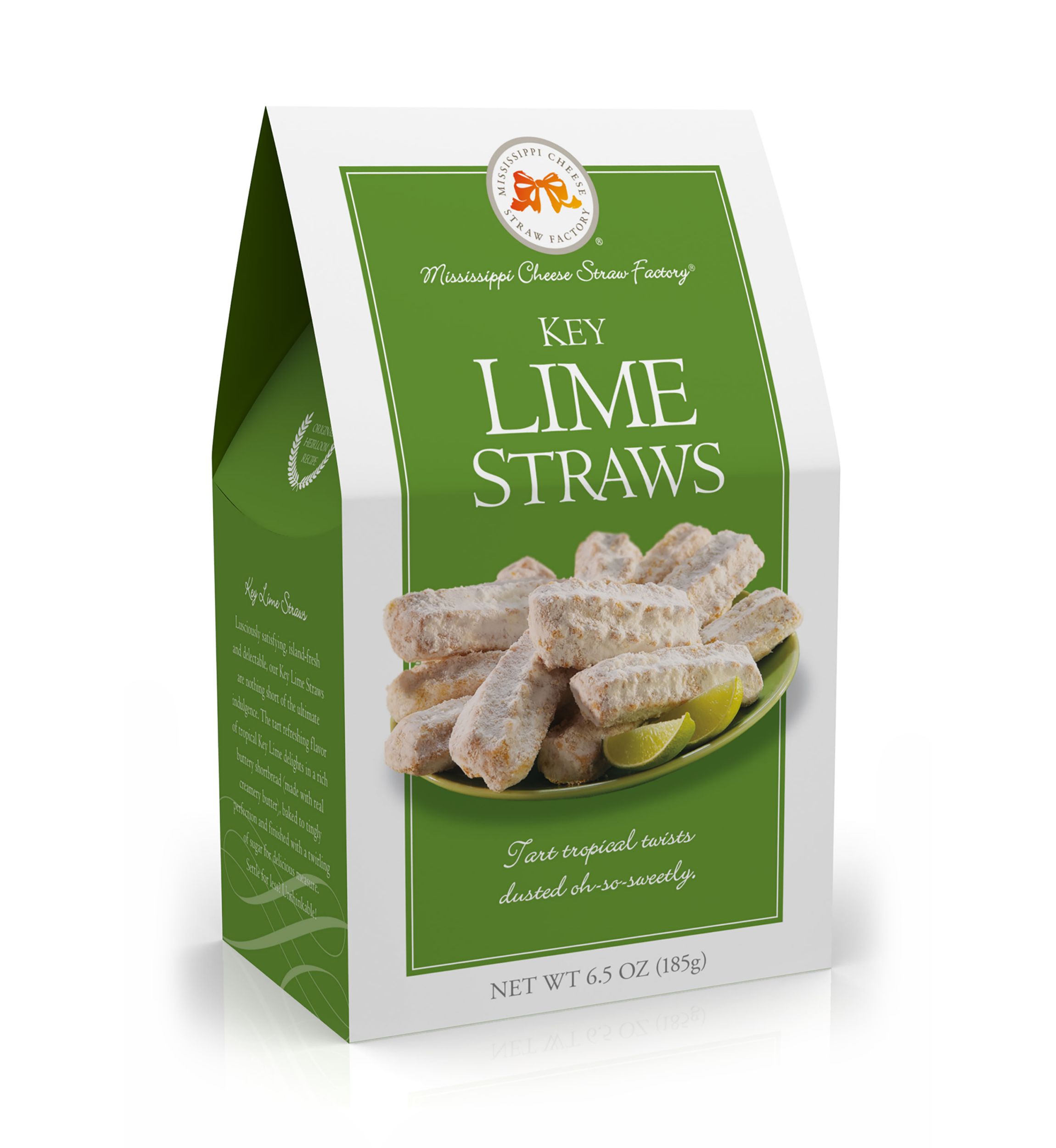 Key Lime Straws