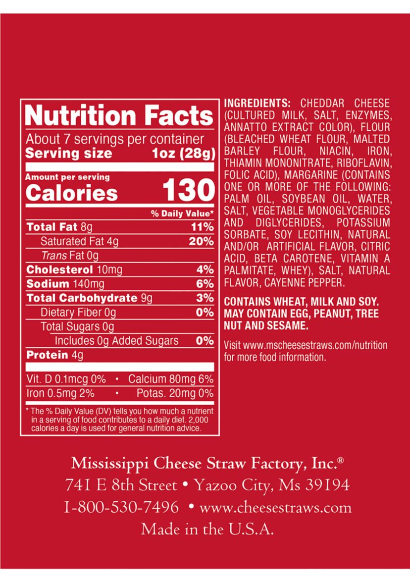 Traditional Cheddar Cheese Straws