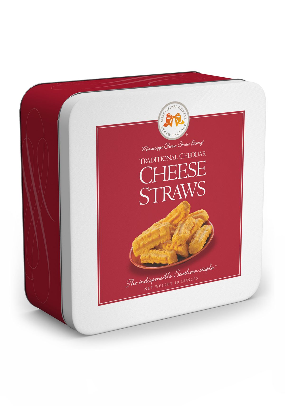 Traditional Cheddar Cheese Straws 10 Ounce Gift Tin