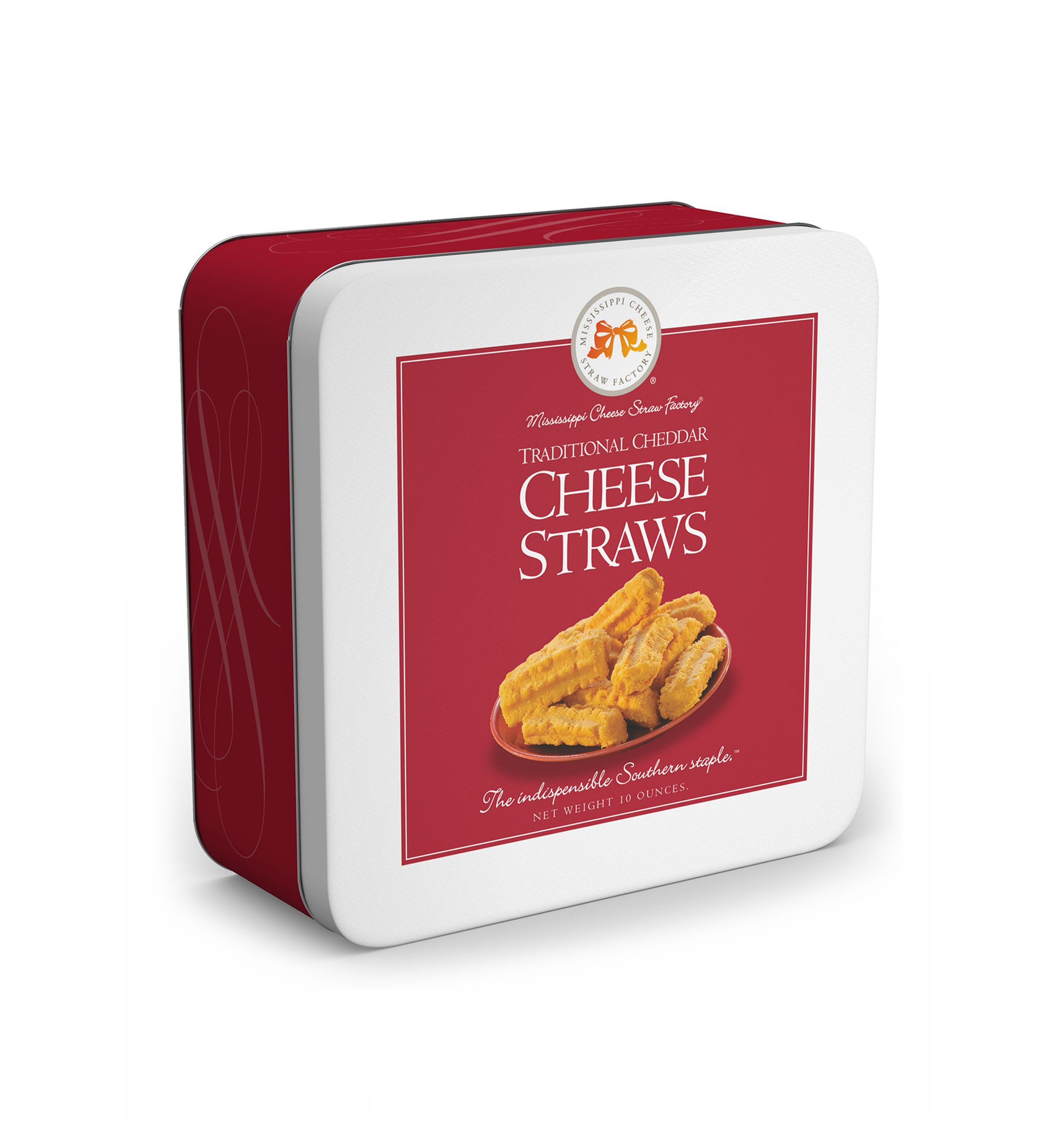 Traditional Cheddar Cheese Straws 10 Ounce Gift Tin