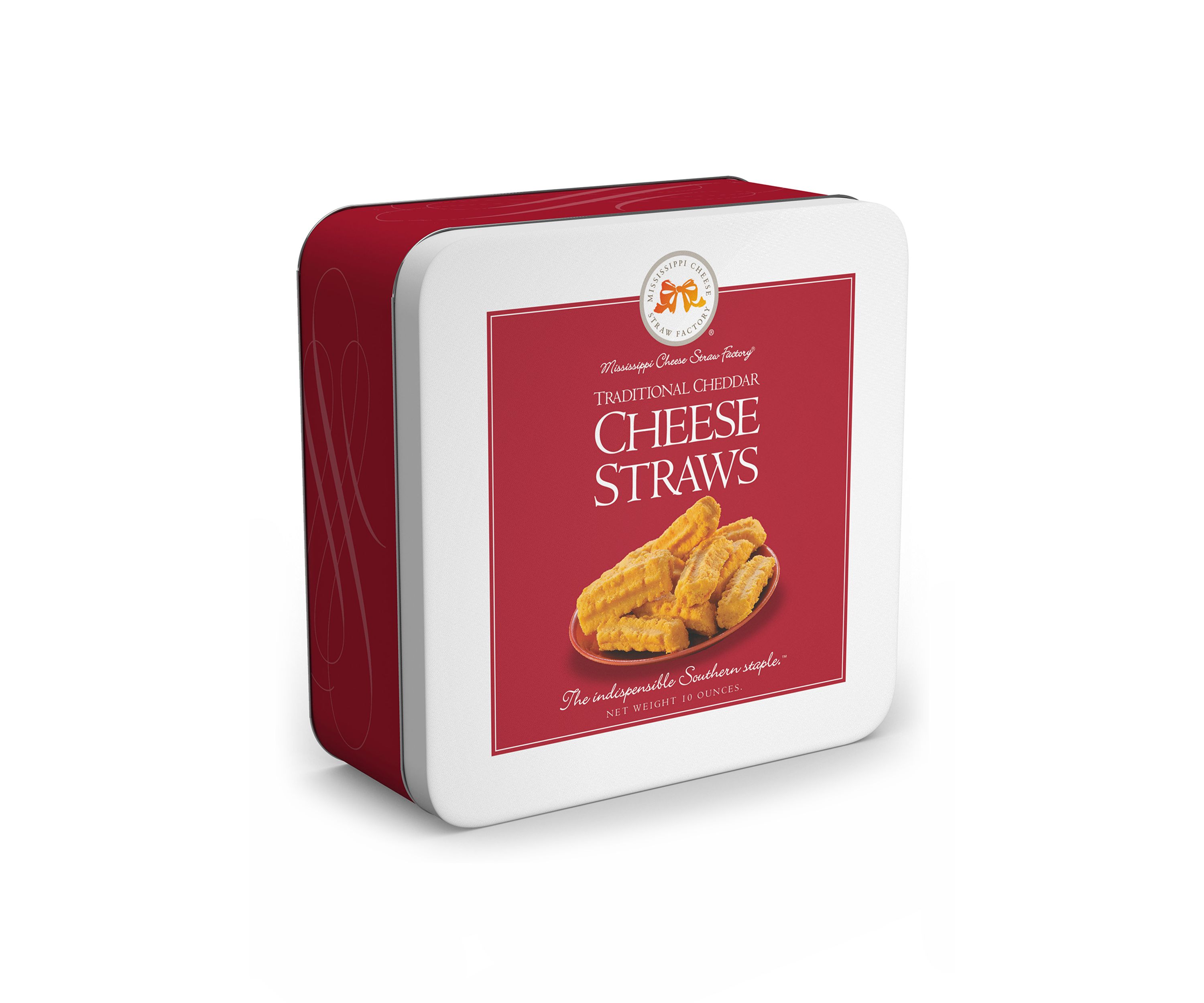 Traditional Cheddar Cheese Straws 10 Ounce Gift Tin