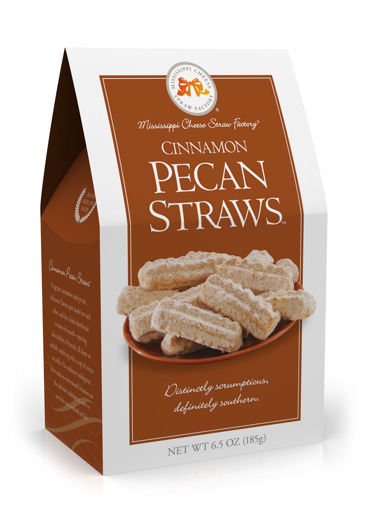 Cinnamon Pecan Straws™ 6.5 Ounce Carton
